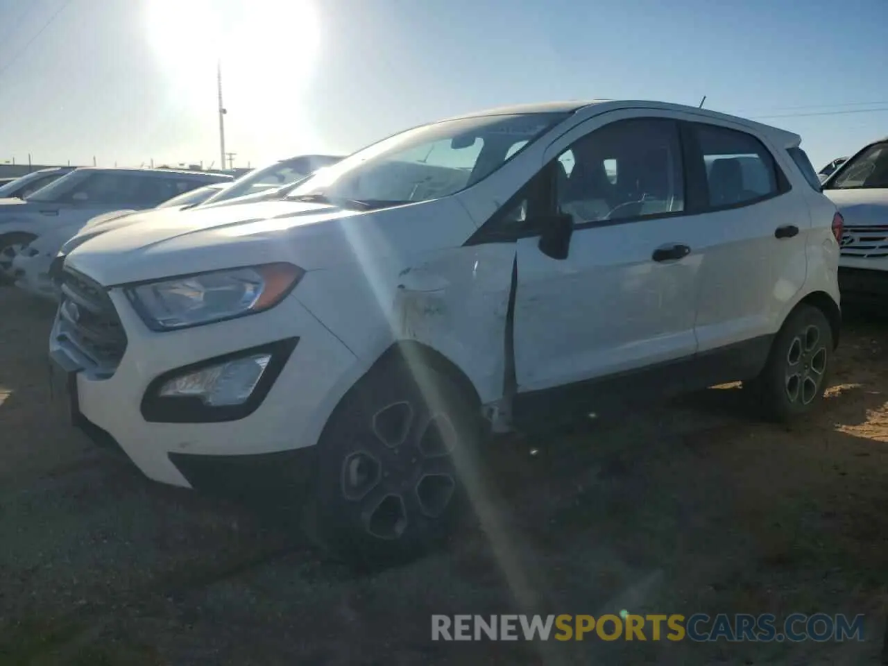 1 Photograph of a damaged car MAJ3S2FE5LC395047 FORD ECOSPORT 2020