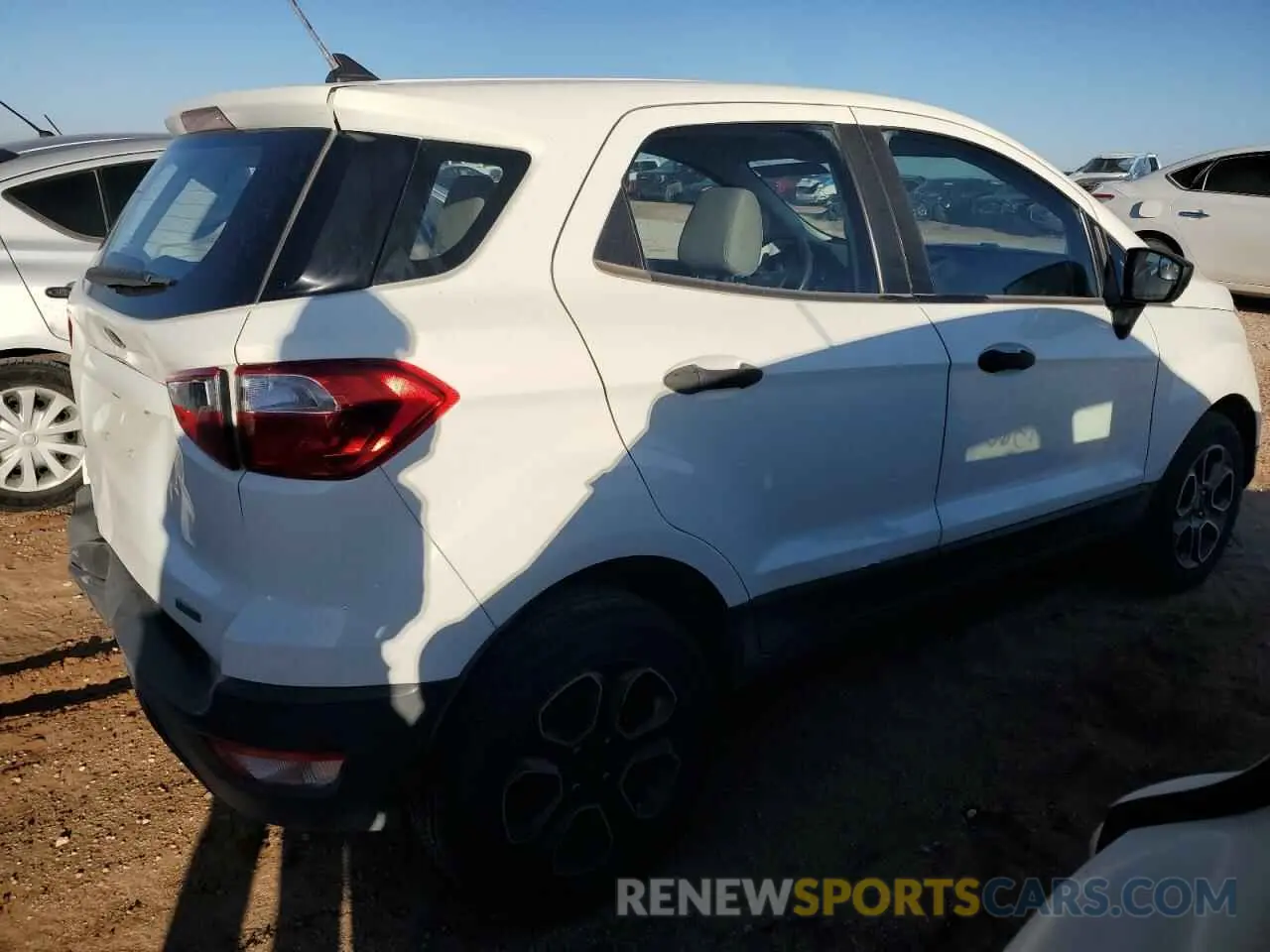 3 Photograph of a damaged car MAJ3S2FE5LC395047 FORD ECOSPORT 2020