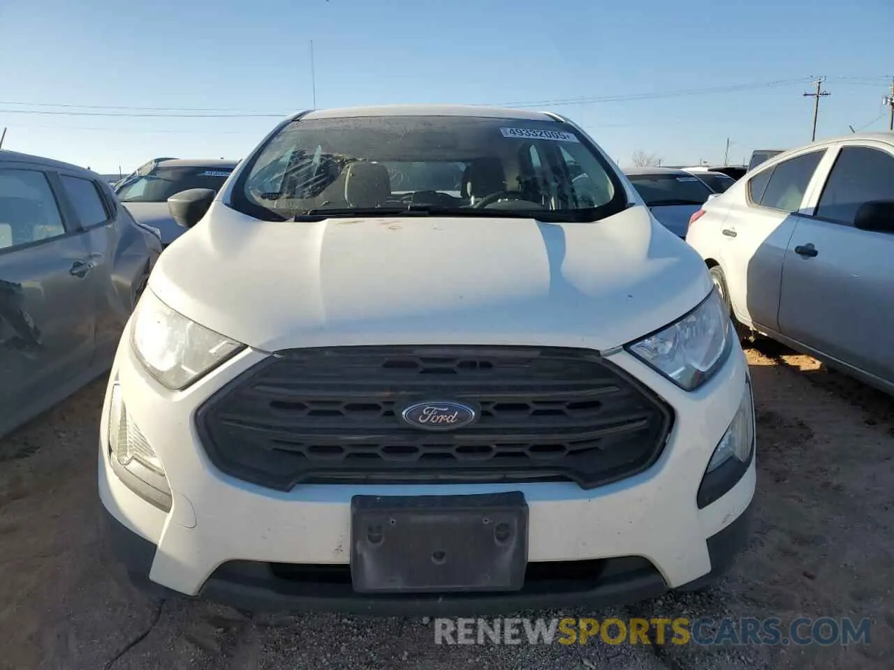 5 Photograph of a damaged car MAJ3S2FE5LC395047 FORD ECOSPORT 2020