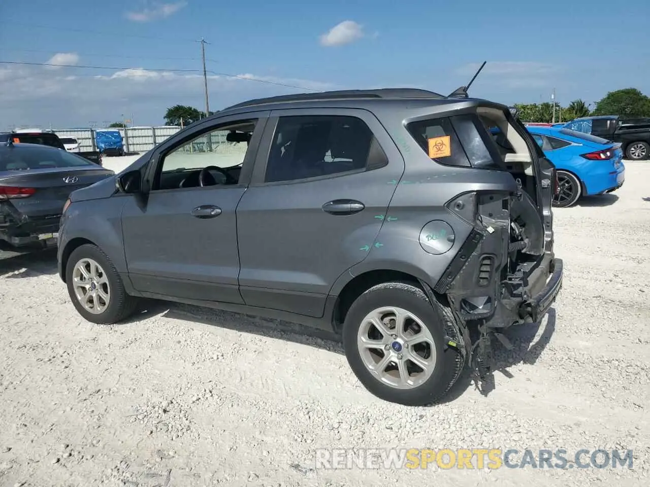 2 Photograph of a damaged car MAJ3S2GE0LC329505 FORD ECOSPORT 2020