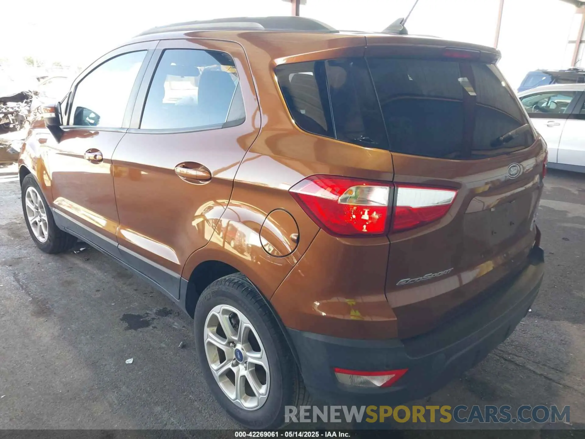 3 Photograph of a damaged car MAJ3S2GE1LC312339 FORD ECOSPORT 2020