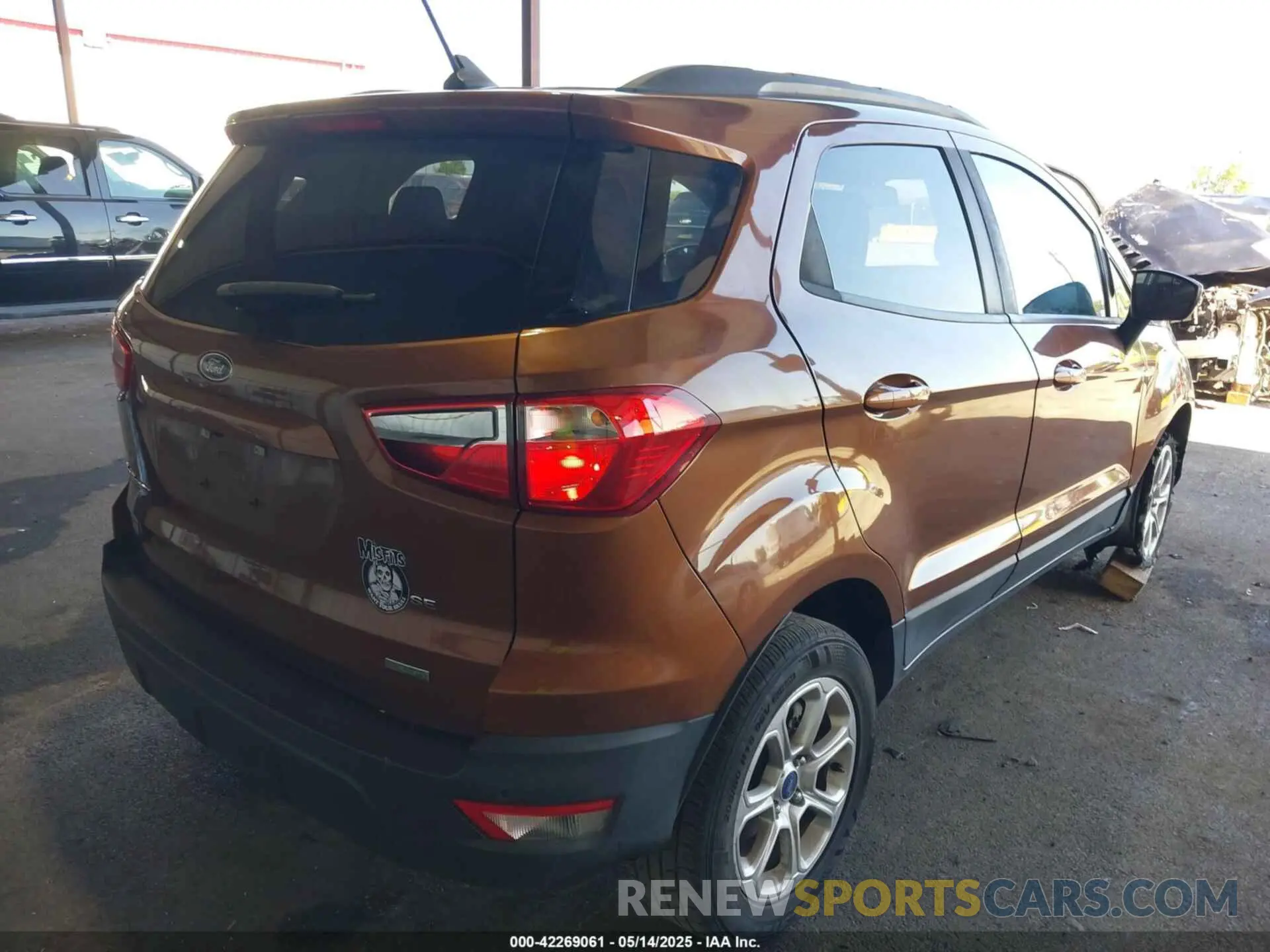 4 Photograph of a damaged car MAJ3S2GE1LC312339 FORD ECOSPORT 2020