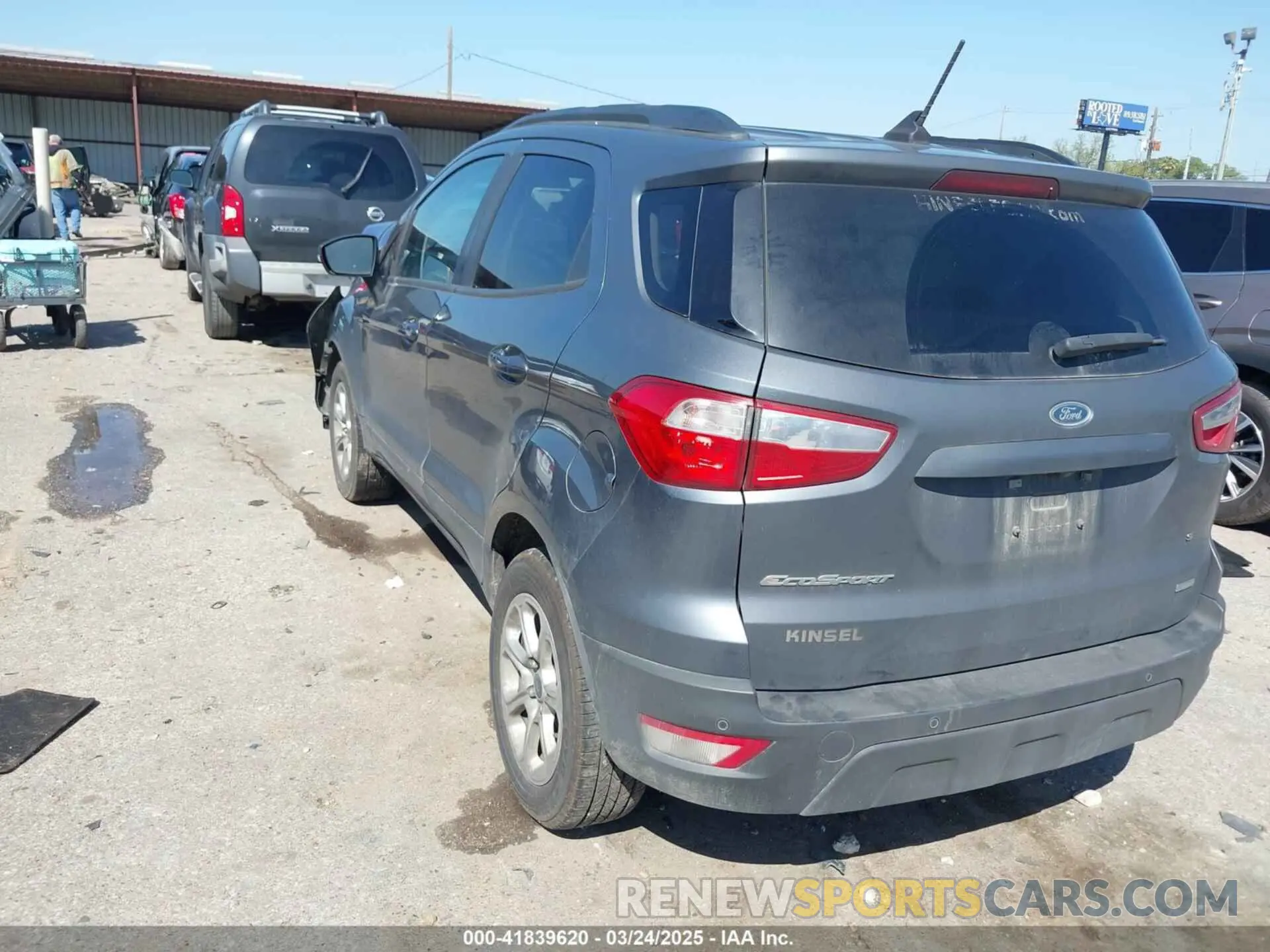 3 Фотография поврежденного автомобиля MAJ3S2GE1LC324829 FORD ECOSPORT 2020