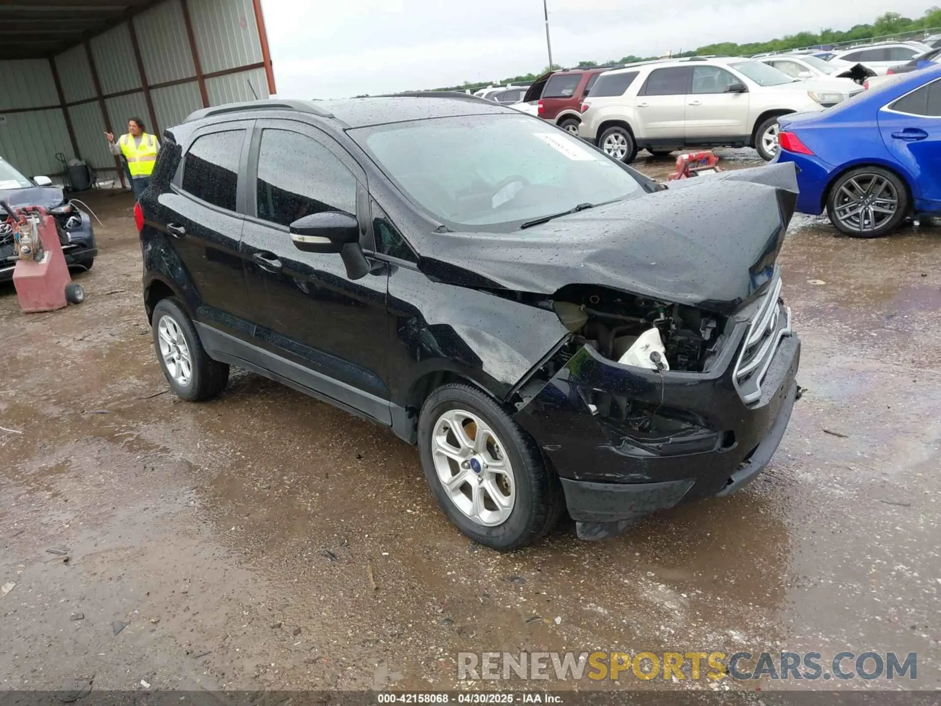 1 Photograph of a damaged car MAJ3S2GE1LC337631 FORD ECOSPORT 2020
