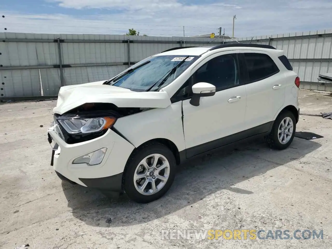 1 Фотография поврежденного автомобиля MAJ3S2GE1LC340030 FORD ECOSPORT 2020