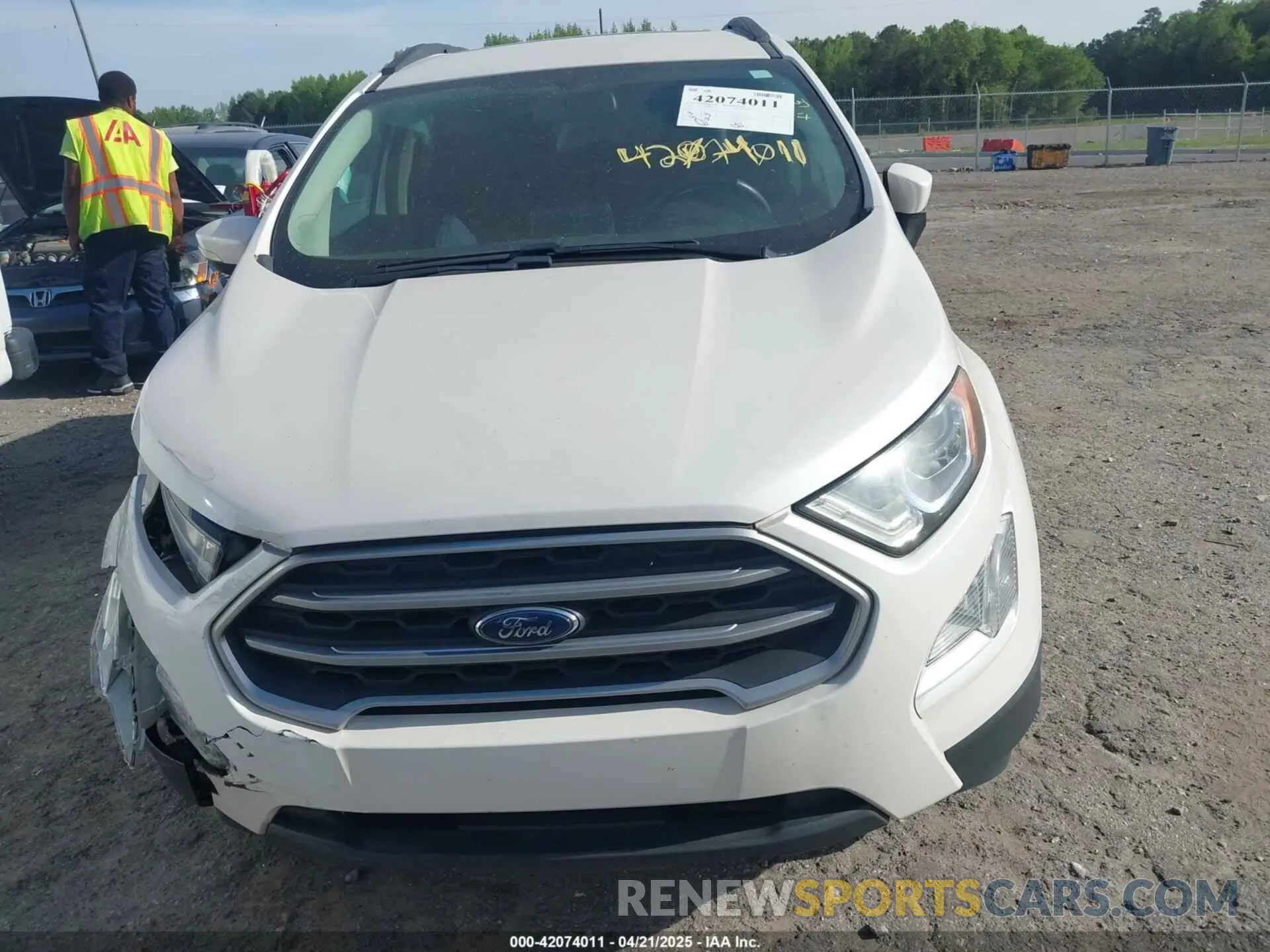 13 Photograph of a damaged car MAJ3S2GE2LC311278 FORD ECOSPORT 2020