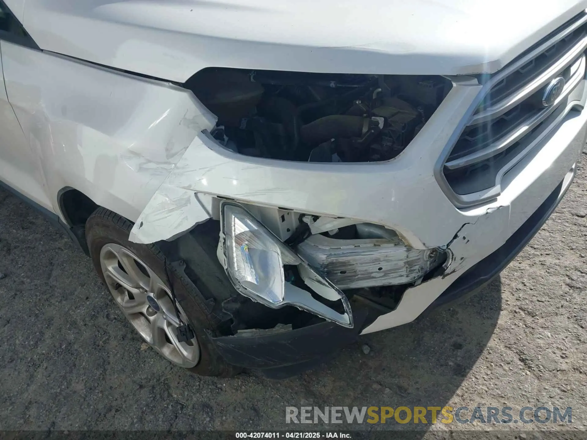 6 Photograph of a damaged car MAJ3S2GE2LC311278 FORD ECOSPORT 2020