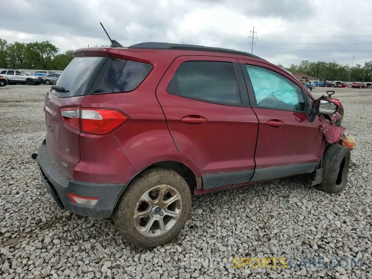 3 Photograph of a damaged car MAJ3S2GE2LC349870 FORD ECOSPORT 2020
