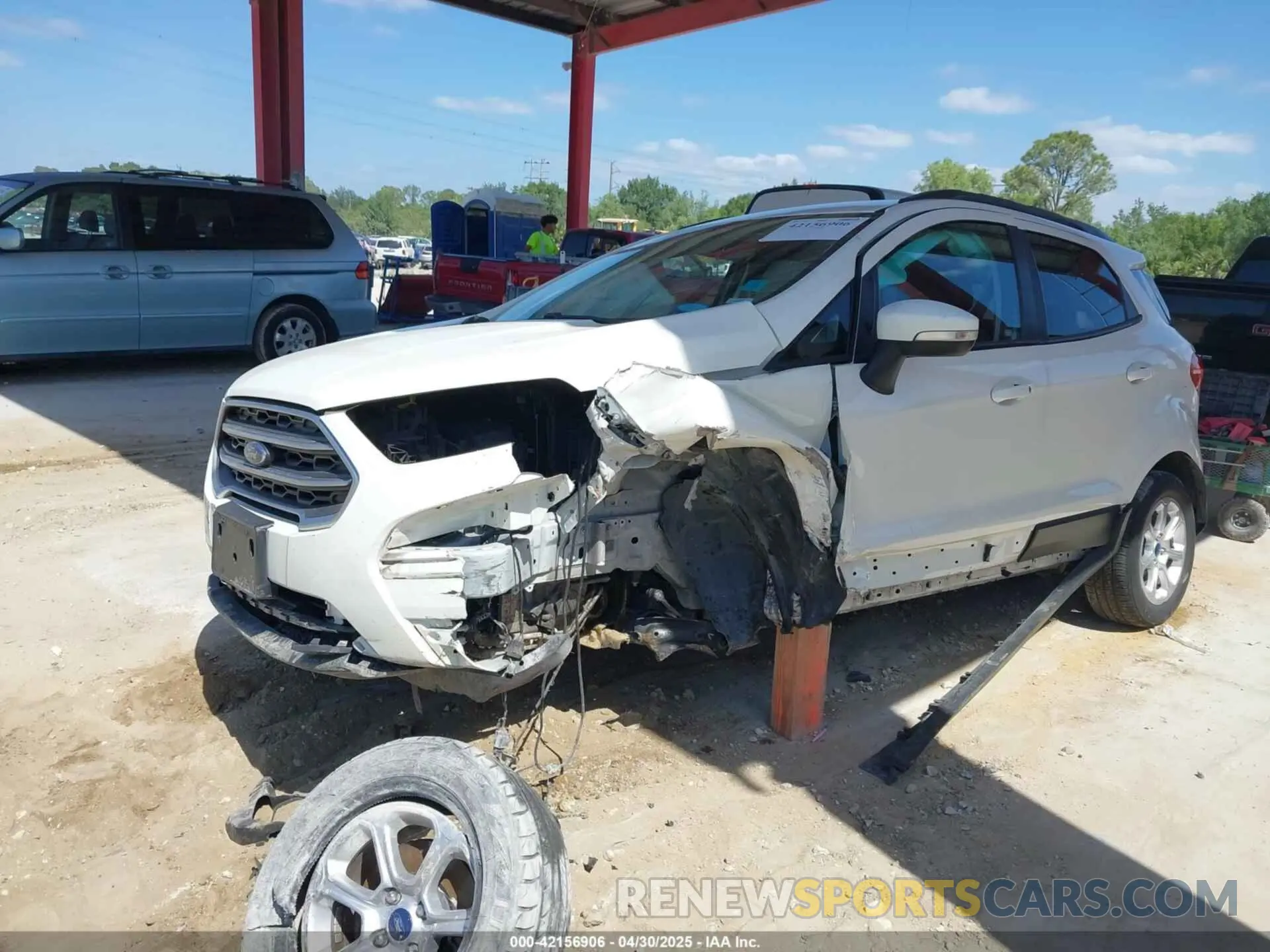 2 Фотография поврежденного автомобиля MAJ3S2GE3LC319406 FORD ECOSPORT 2020