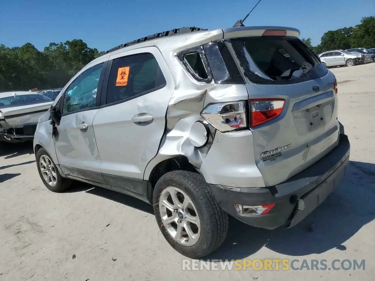 2 Photograph of a damaged car MAJ3S2GE3LC368749 FORD ECOSPORT 2020