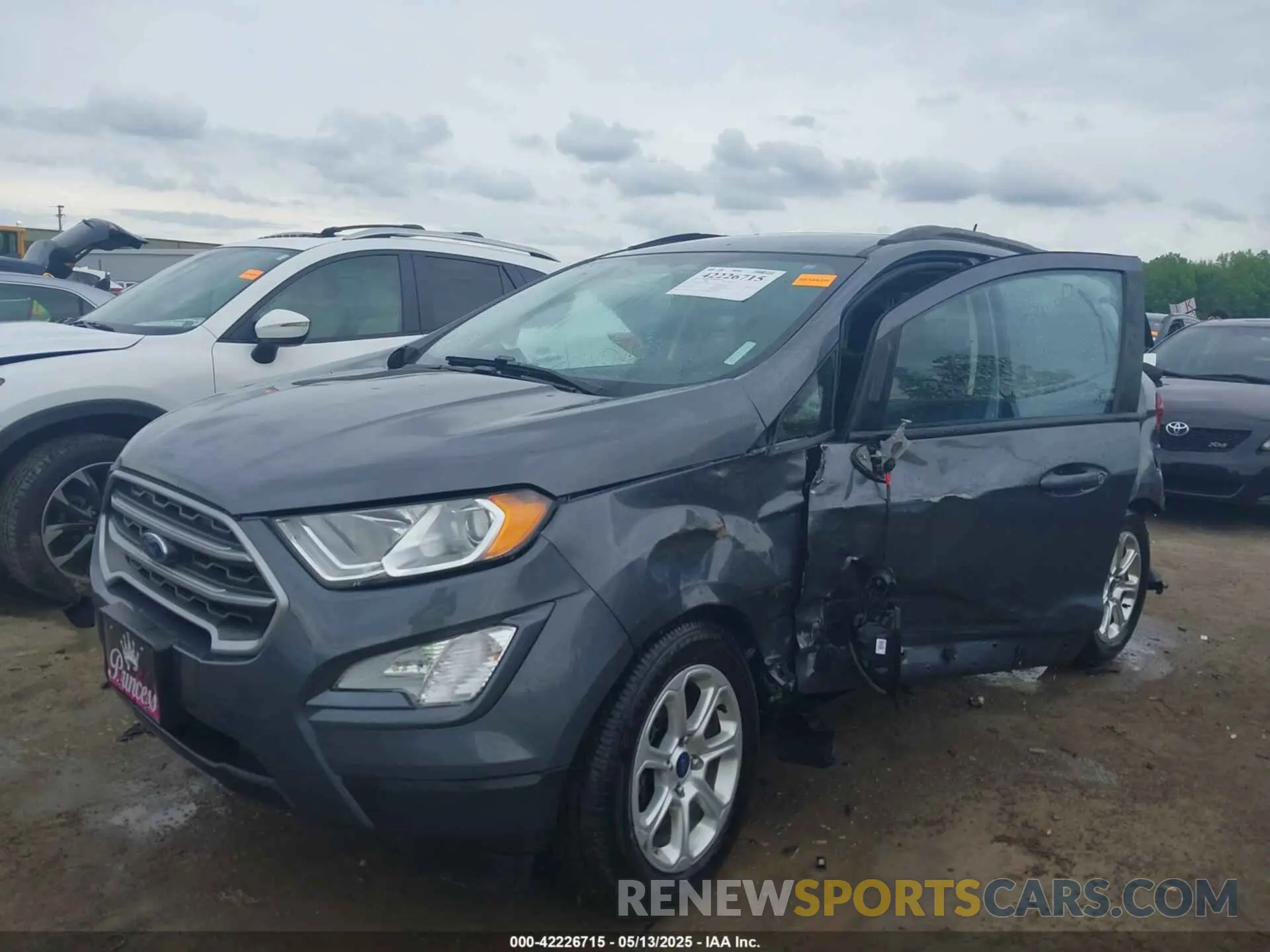 2 Фотография поврежденного автомобиля MAJ3S2GE3LC386880 FORD ECOSPORT 2020