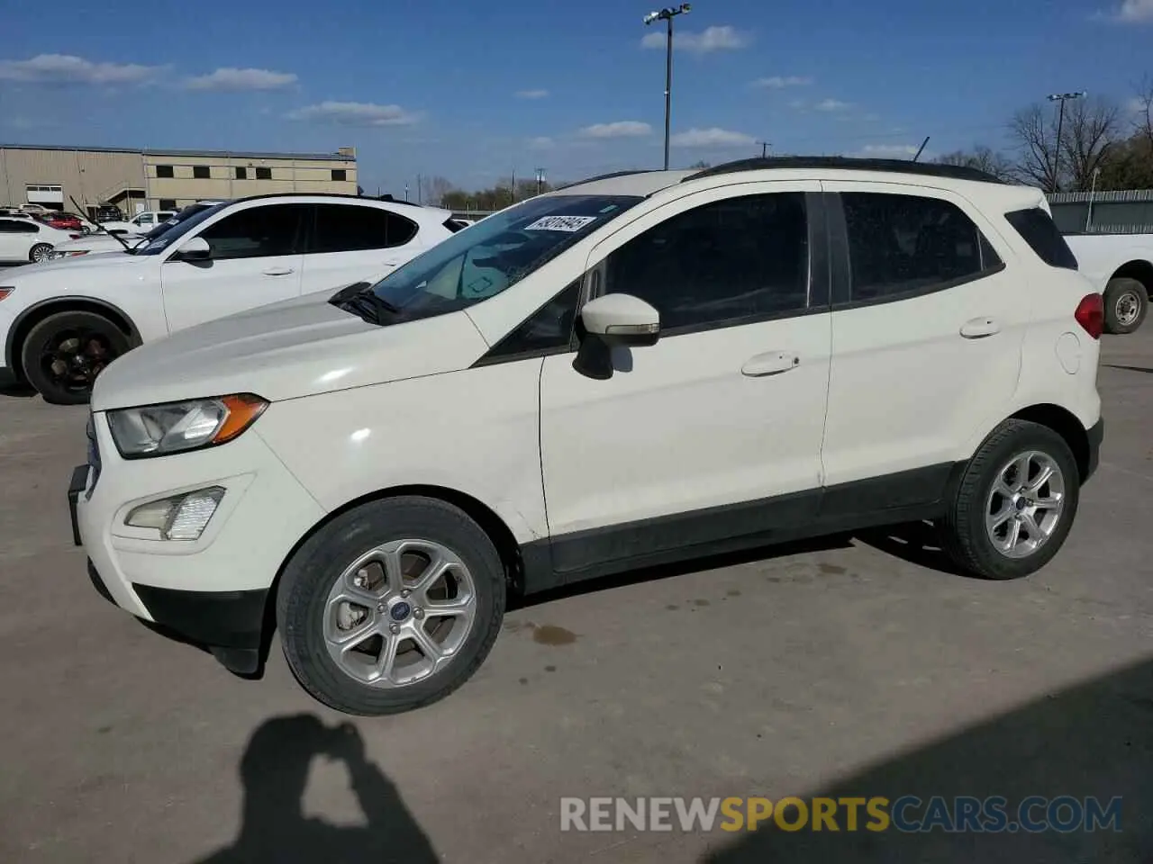 1 Photograph of a damaged car MAJ3S2GE4LC330530 FORD ECOSPORT 2020