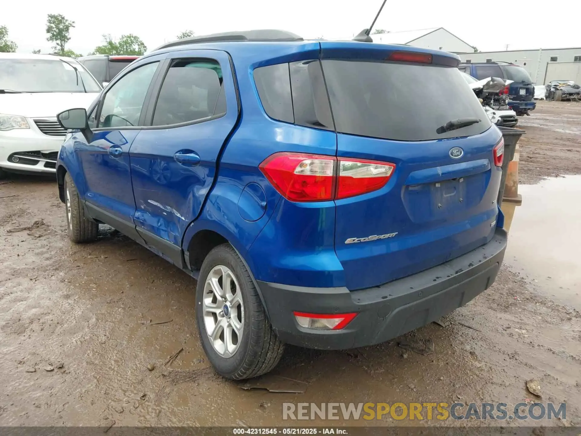 3 Photograph of a damaged car MAJ3S2GE4LC356223 FORD ECOSPORT 2020