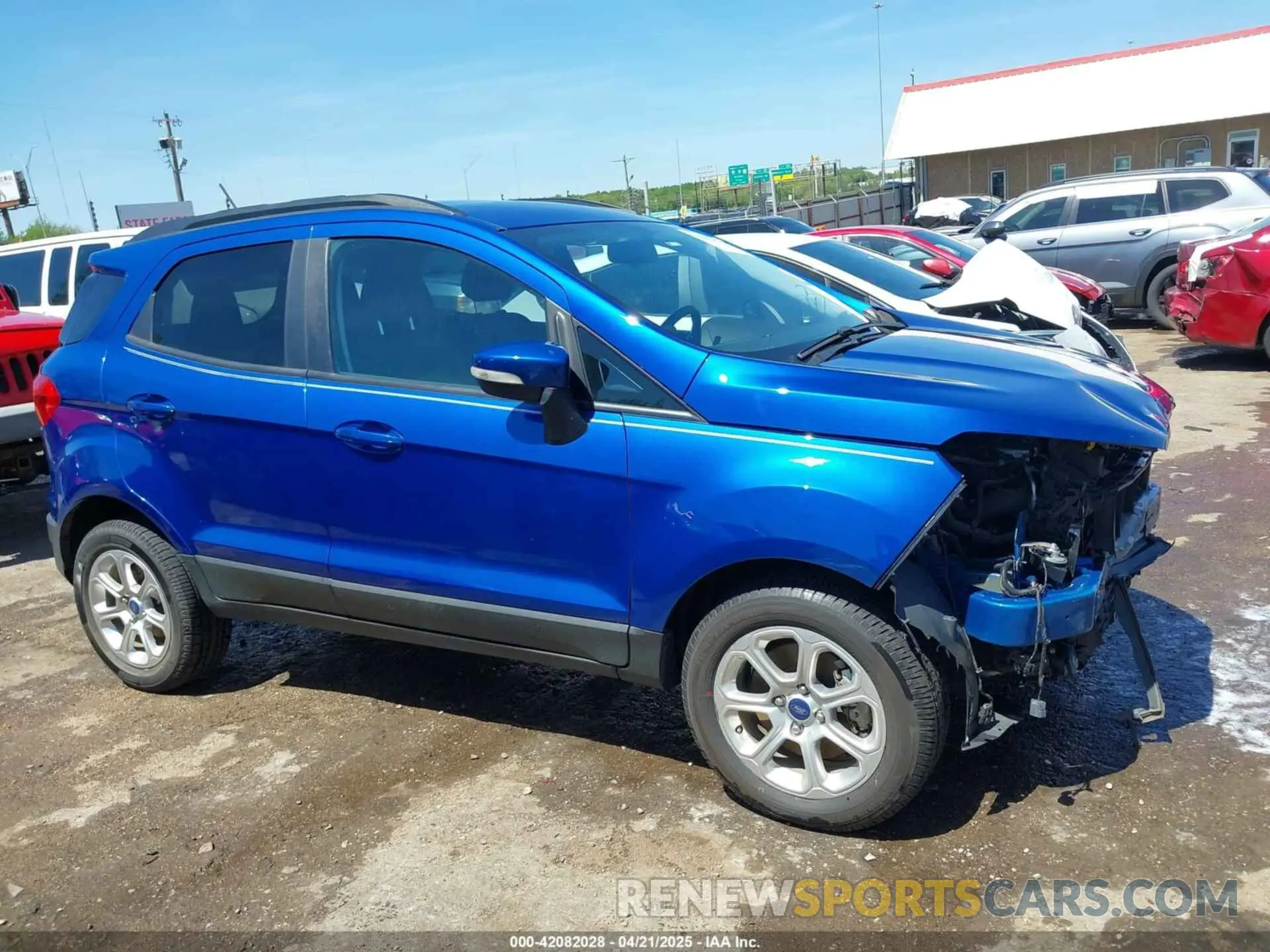14 Photograph of a damaged car MAJ3S2GE6LC344672 FORD ECOSPORT 2020