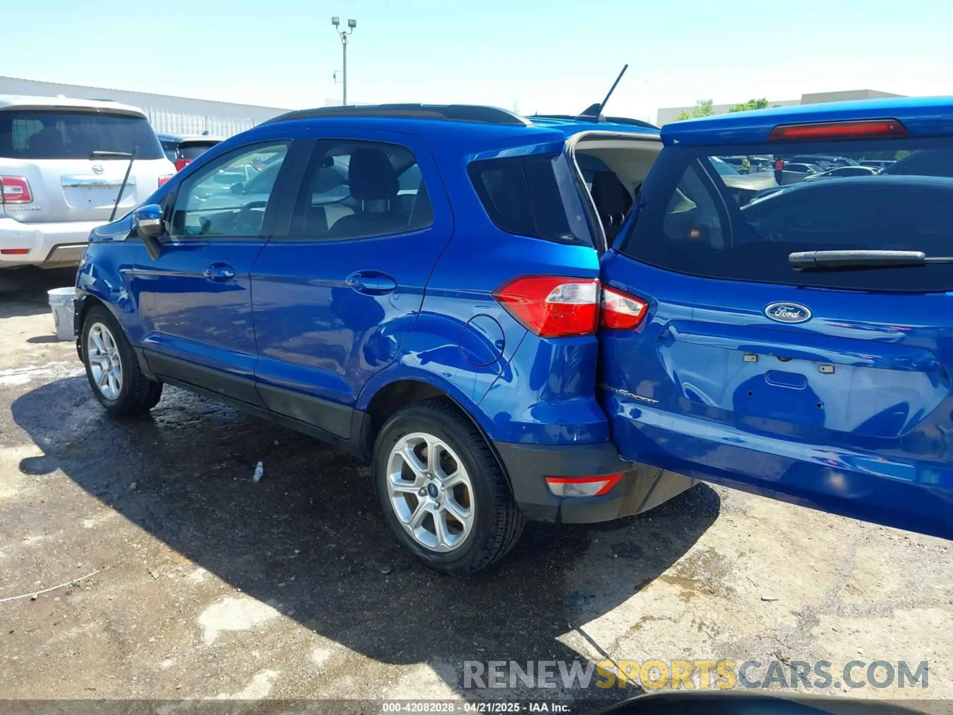 3 Photograph of a damaged car MAJ3S2GE6LC344672 FORD ECOSPORT 2020