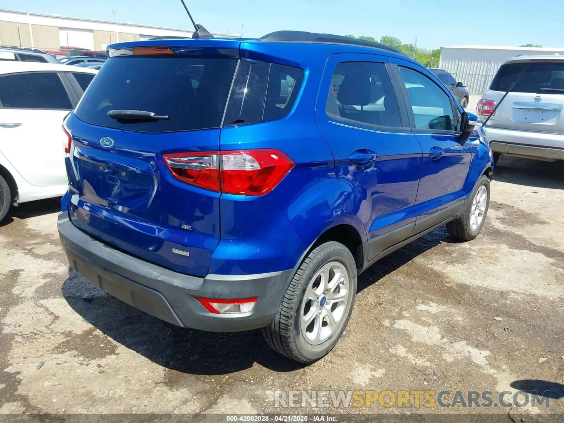 4 Photograph of a damaged car MAJ3S2GE6LC344672 FORD ECOSPORT 2020