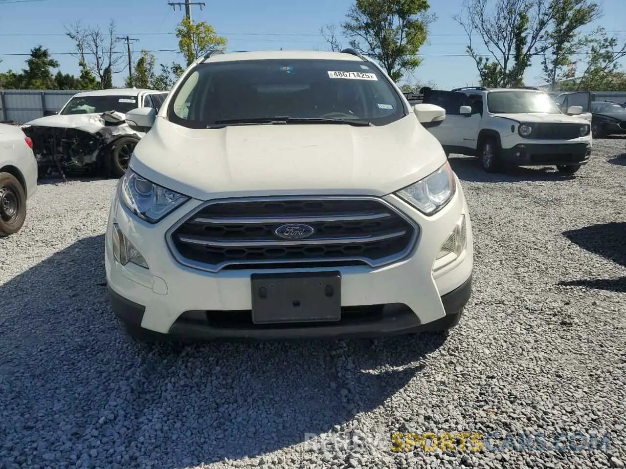 5 Фотография поврежденного автомобиля MAJ3S2GE6LC387392 FORD ECOSPORT 2020