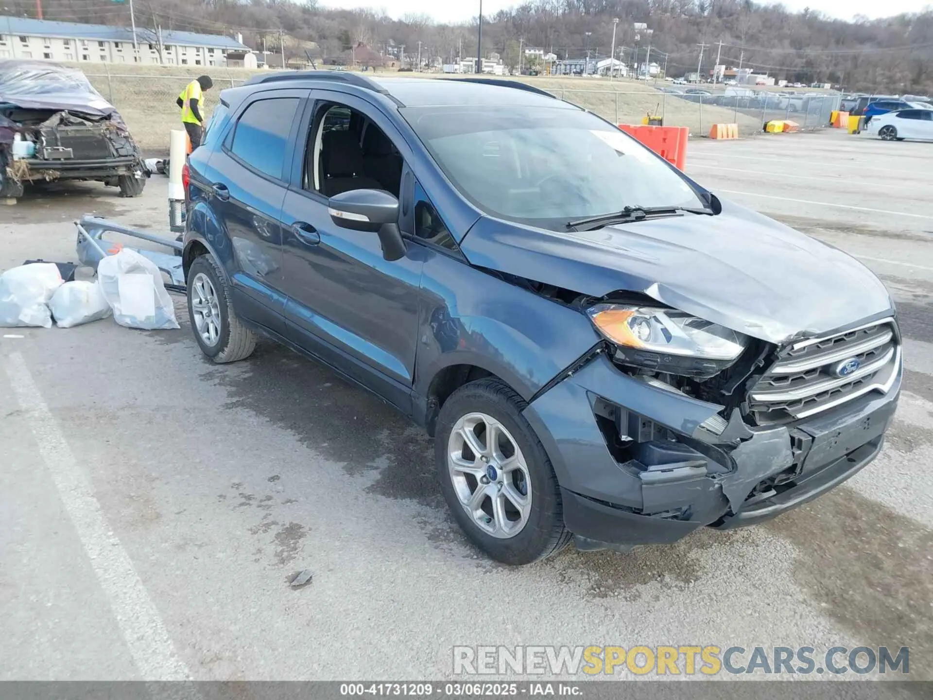 1 Photograph of a damaged car MAJ3S2GE7LC336838 FORD ECOSPORT 2020