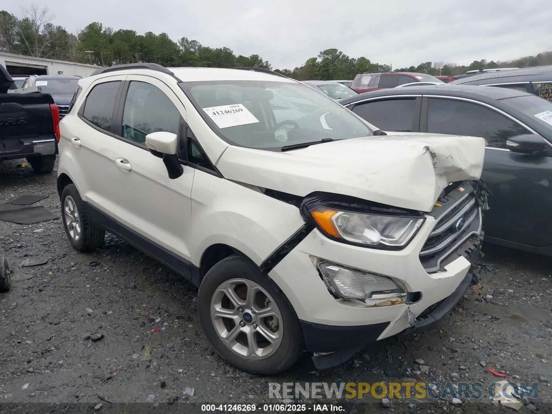 1 Photograph of a damaged car MAJ3S2GE8LC350957 FORD ECOSPORT 2020