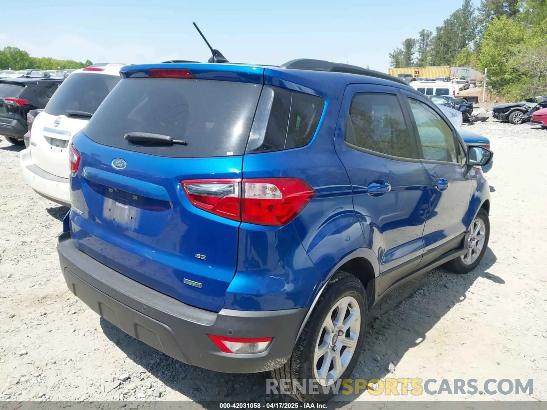 4 Фотография поврежденного автомобиля MAJ3S2GE9LC311360 FORD ECOSPORT 2020