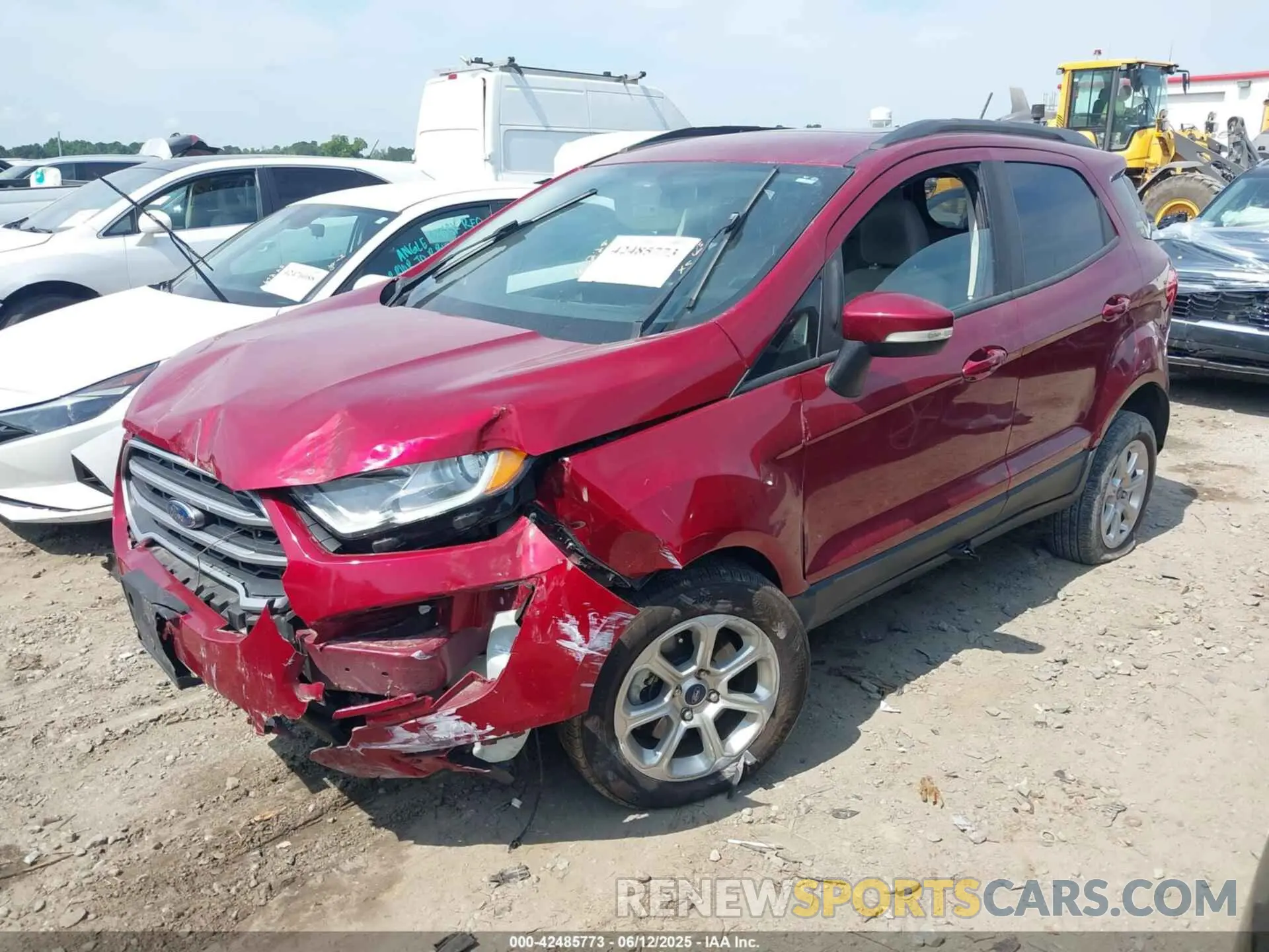 2 Photograph of a damaged car MAJ3S2GE9LC321872 FORD ECOSPORT 2020