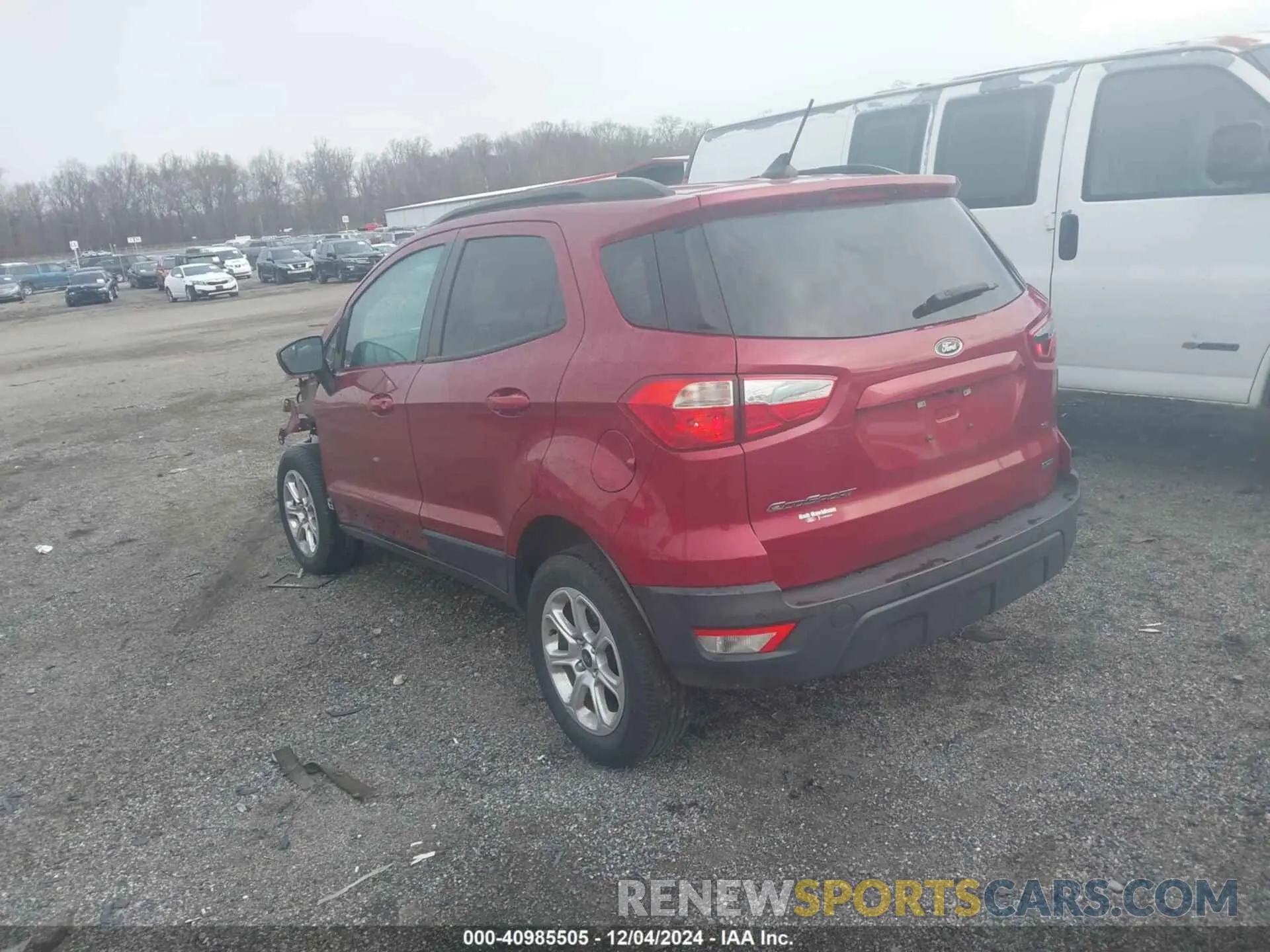 3 Photograph of a damaged car MAJ3S2GE9LC338297 FORD ECOSPORT 2020