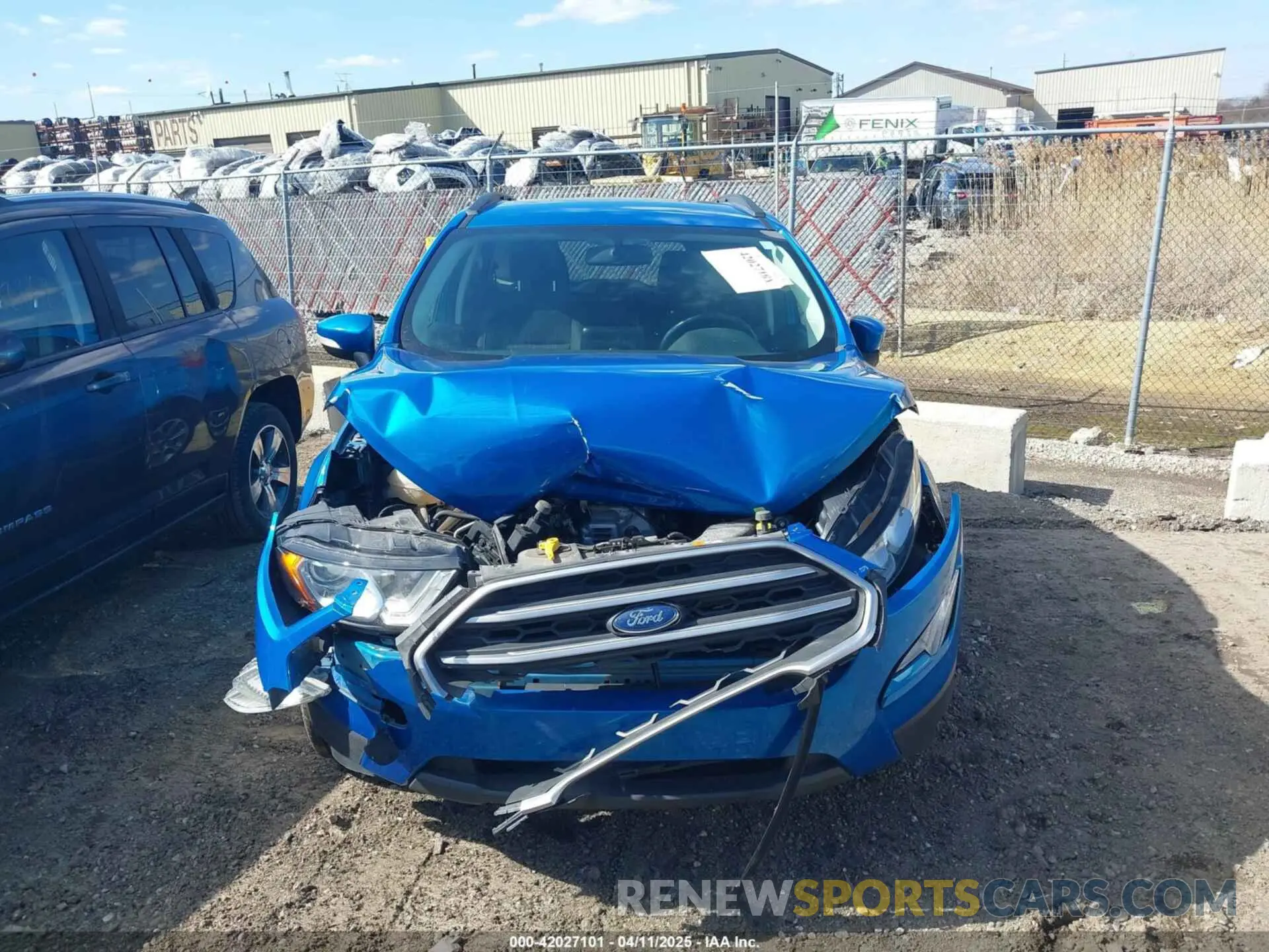 12 Photograph of a damaged car MAJ3S2GEXLC325834 FORD ECOSPORT 2020