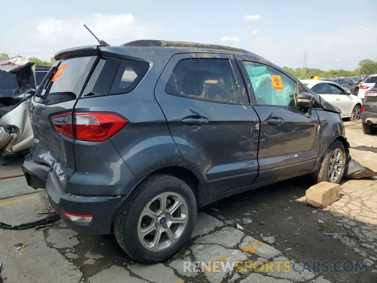 3 Фотография поврежденного автомобиля MAJ3S2GEXLC341757 FORD ECOSPORT 2020