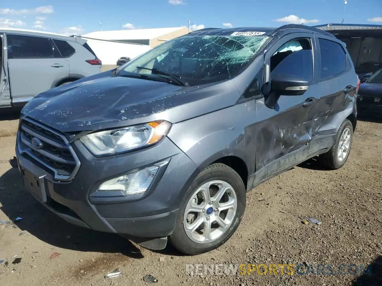 1 Photograph of a damaged car MAJ3S2GEXLC355478 FORD ECOSPORT 2020