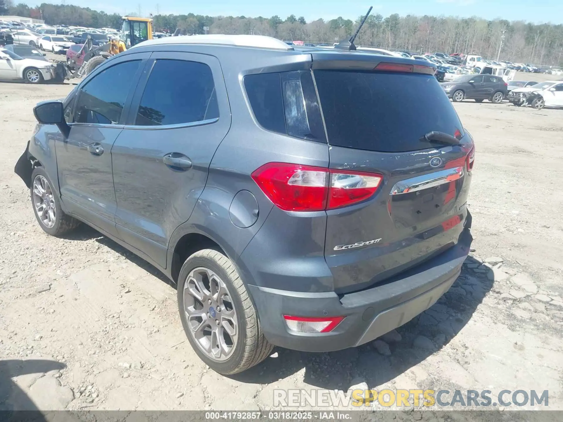 3 Photograph of a damaged car MAJ3S2KE8LC318002 FORD ECOSPORT 2020