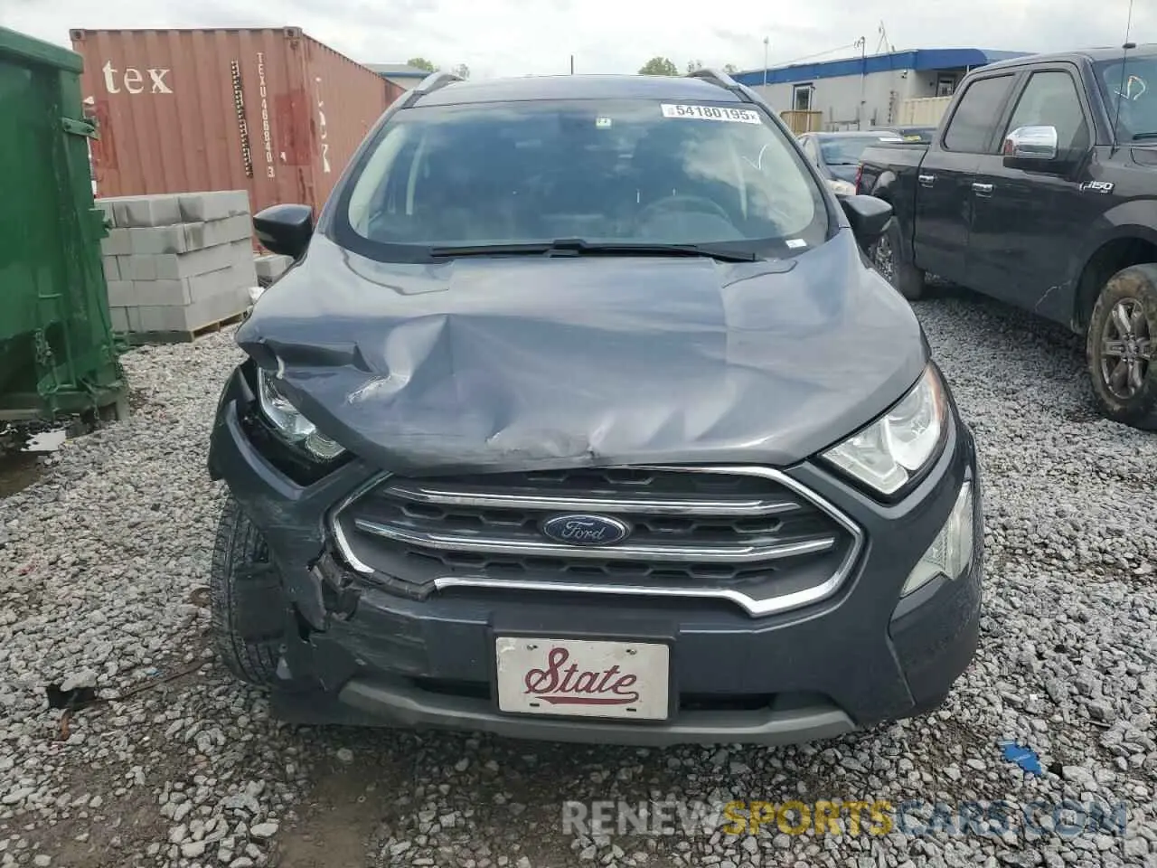5 Фотография поврежденного автомобиля MAJ3S2KE9LC318428 FORD ECOSPORT 2020