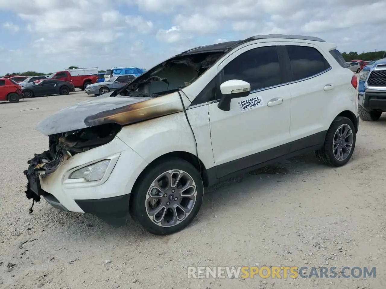 1 Фотография поврежденного автомобиля MAJ3S2KE9LC339442 FORD ECOSPORT 2020