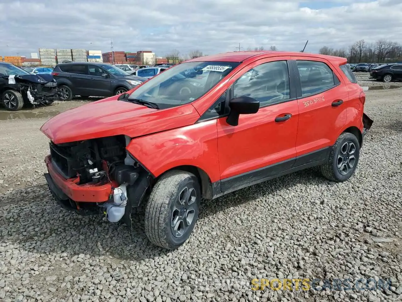 1 Photograph of a damaged car MAJ6S3FL6LC314137 FORD ECOSPORT 2020