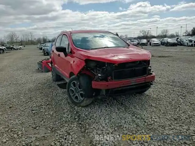 12 Photograph of a damaged car MAJ6S3FL6LC314137 FORD ECOSPORT 2020