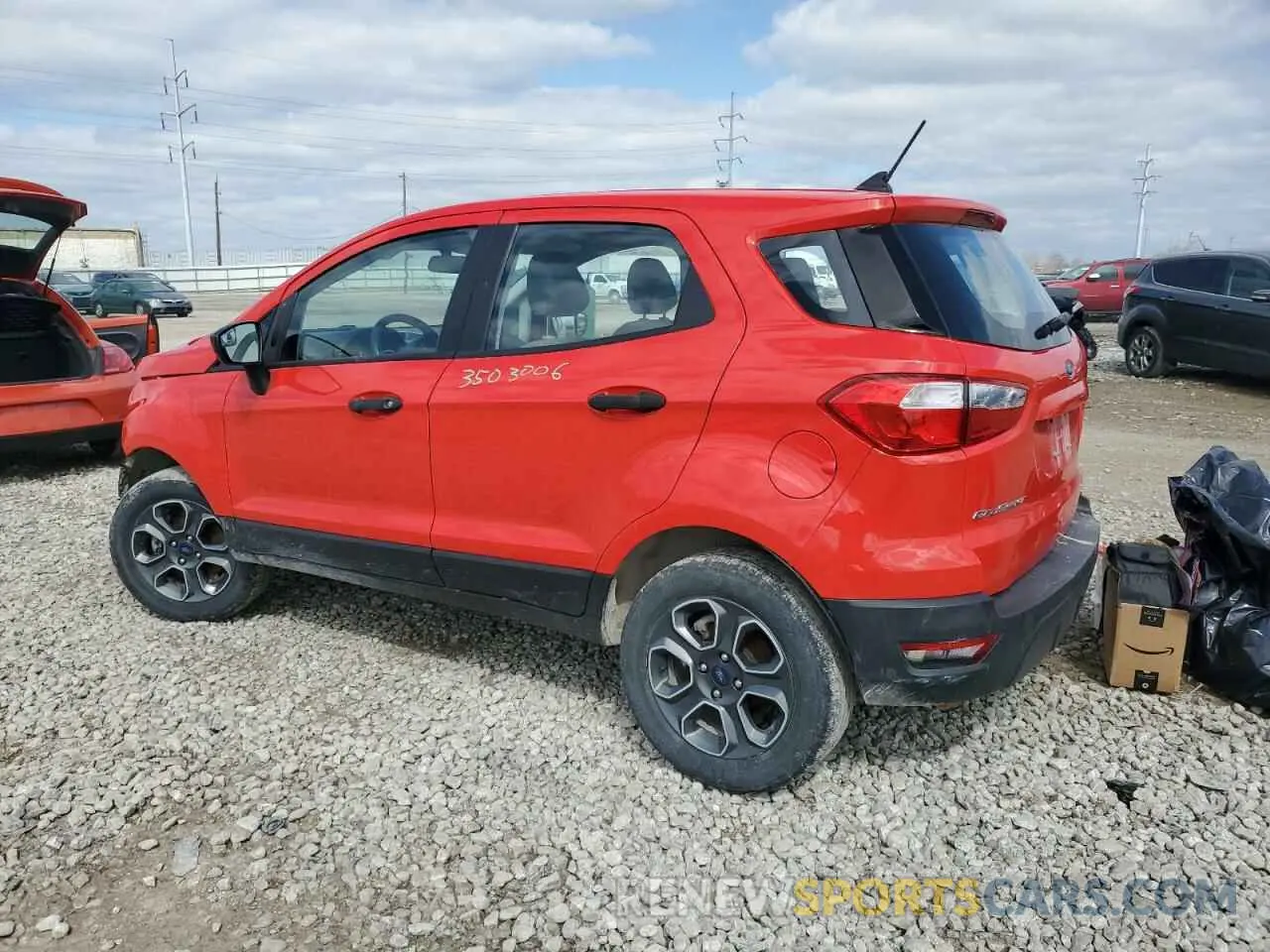2 Photograph of a damaged car MAJ6S3FL6LC314137 FORD ECOSPORT 2020