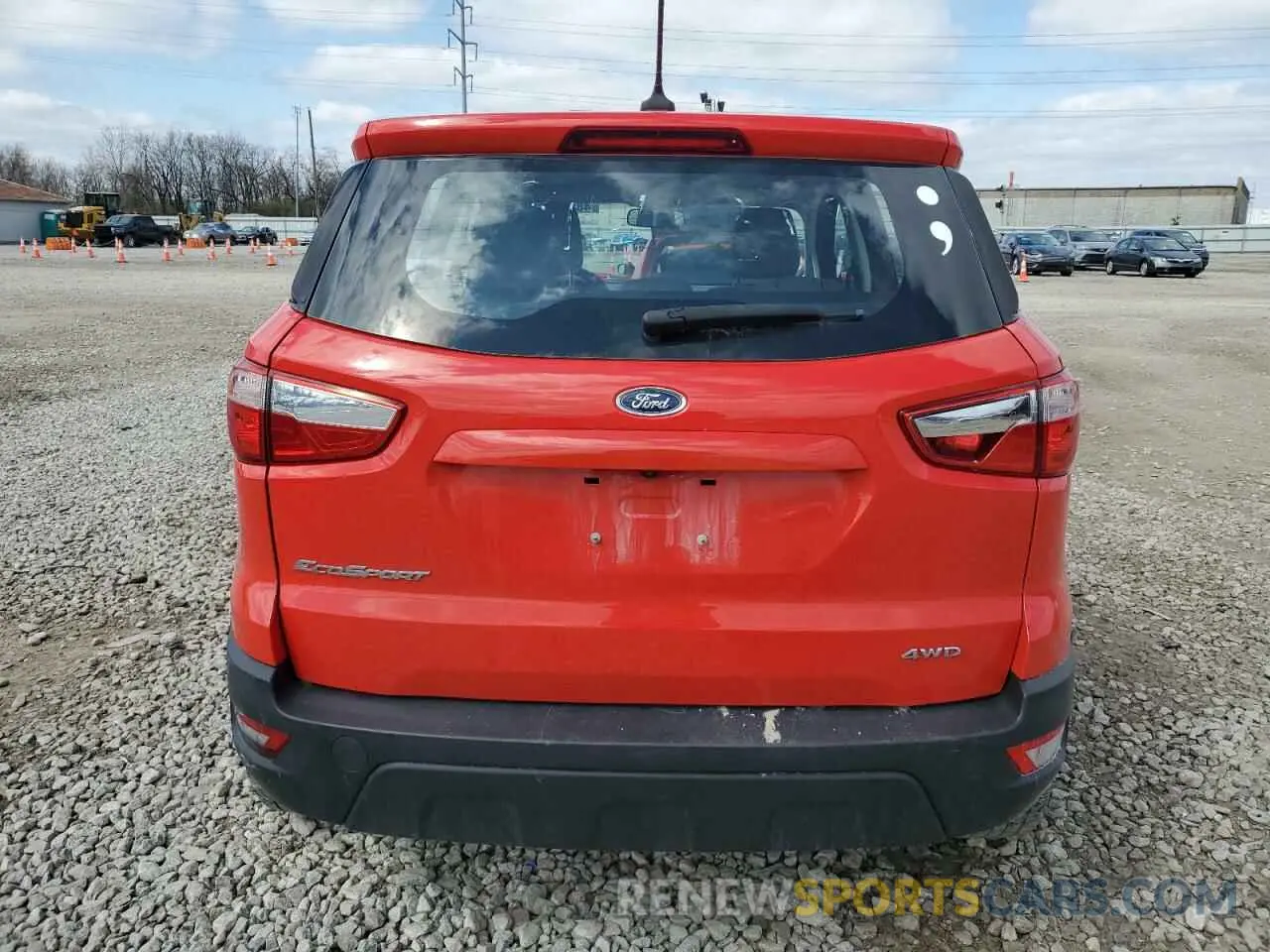 6 Photograph of a damaged car MAJ6S3FL6LC314137 FORD ECOSPORT 2020