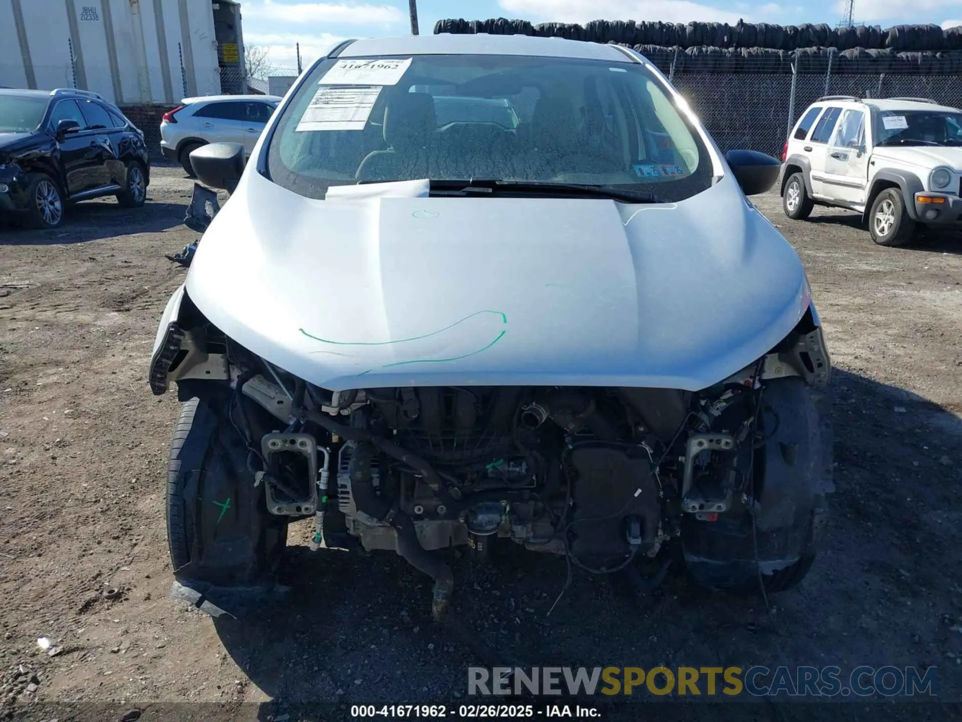 12 Photograph of a damaged car MAJ6S3FL6LC393907 FORD ECOSPORT 2020