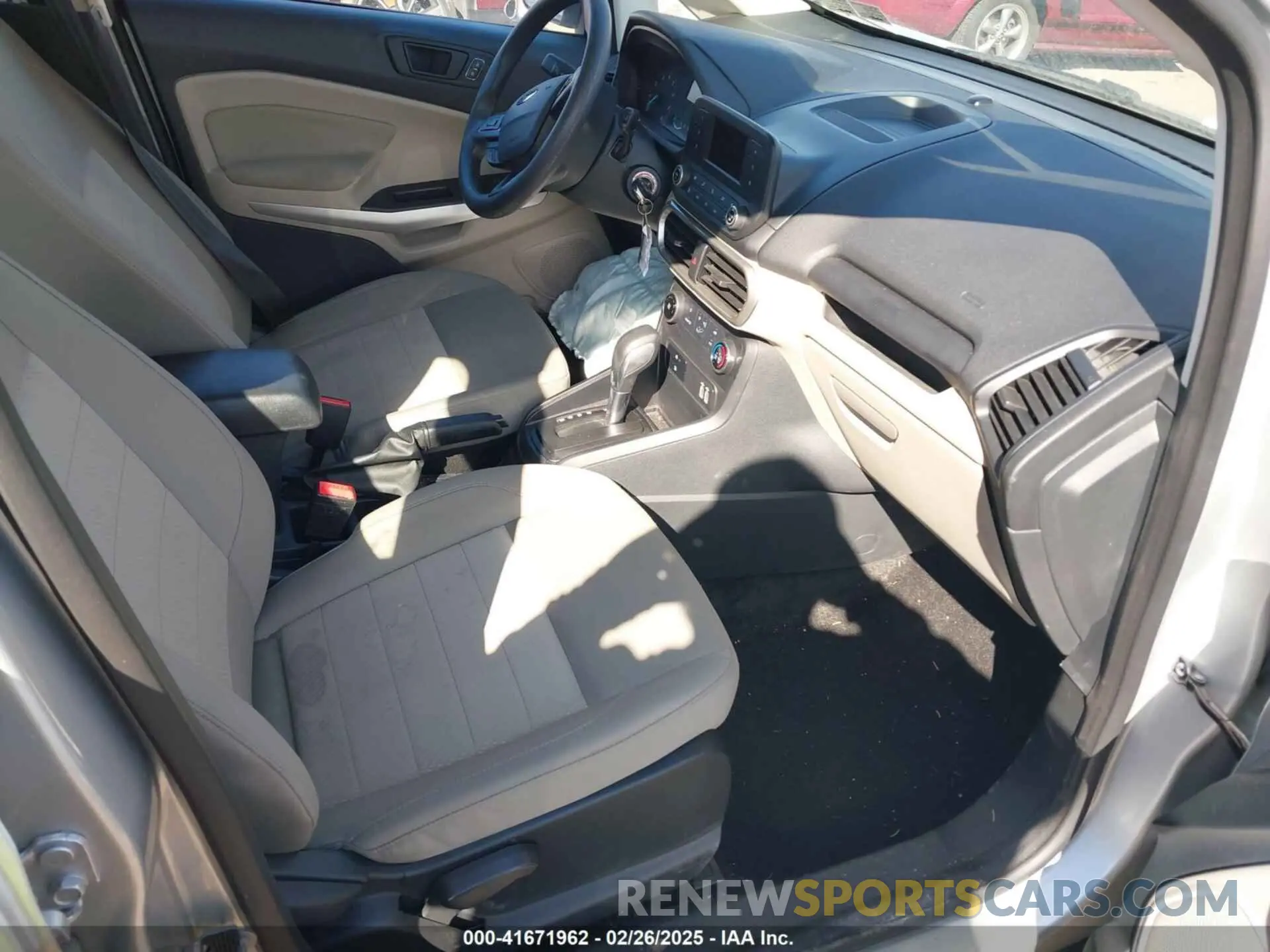 5 Photograph of a damaged car MAJ6S3FL6LC393907 FORD ECOSPORT 2020