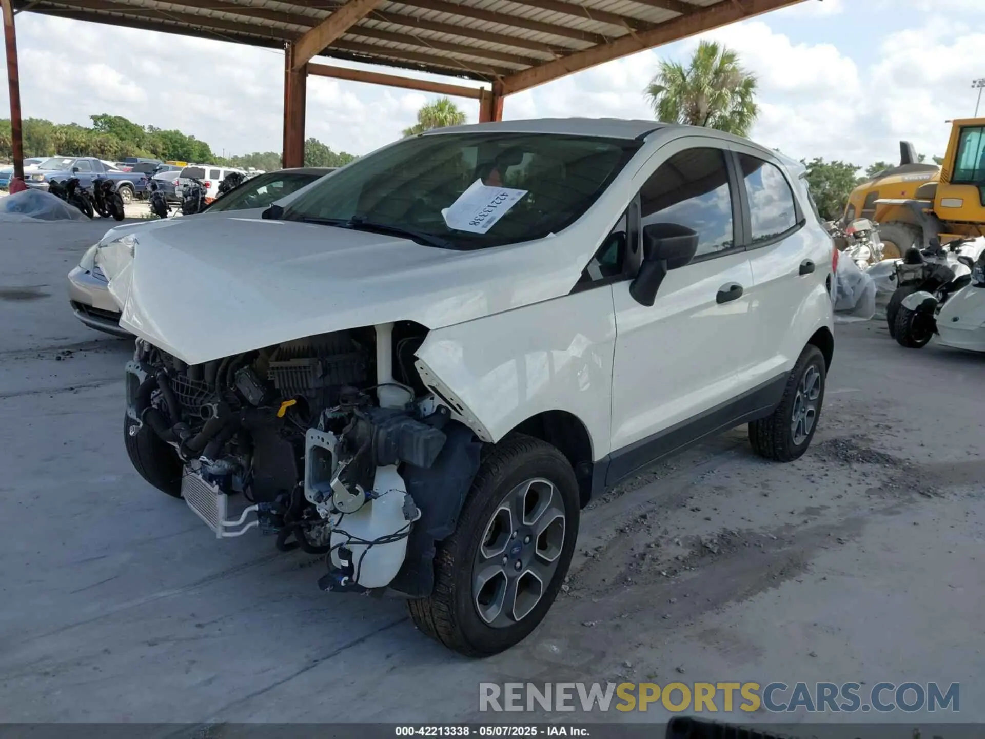 2 Photograph of a damaged car MAJ6S3FL7LC338303 FORD ECOSPORT 2020