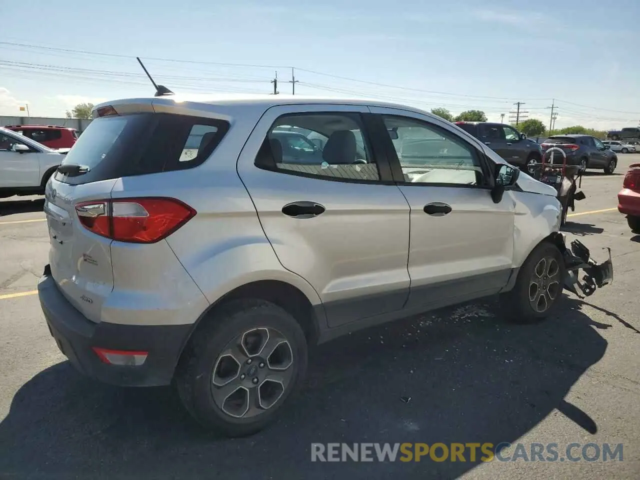 3 Photograph of a damaged car MAJ6S3FL9LC387776 FORD ECOSPORT 2020