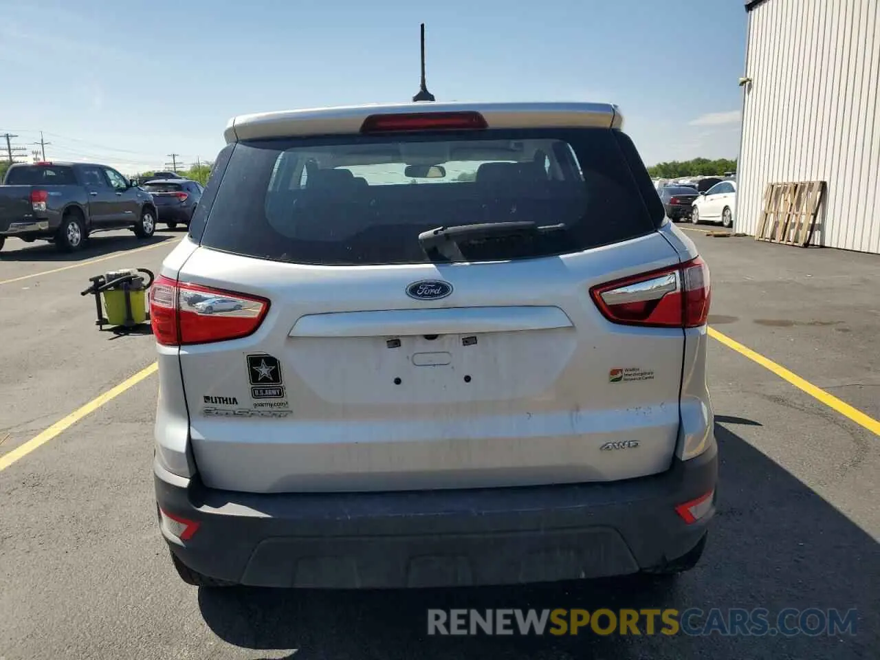 6 Photograph of a damaged car MAJ6S3FL9LC387776 FORD ECOSPORT 2020