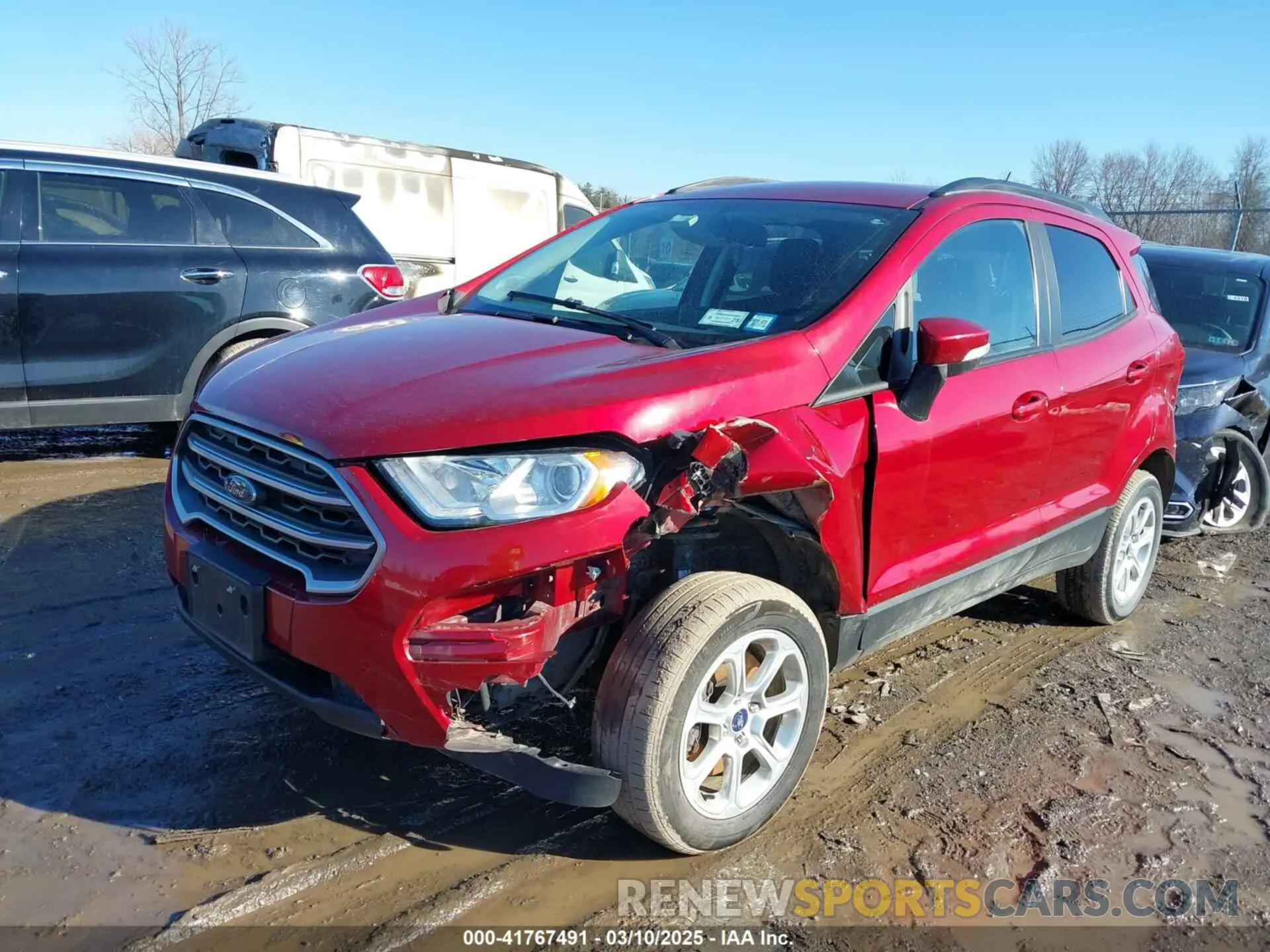 2 Фотография поврежденного автомобиля MAJ6S3GL1LC326405 FORD ECOSPORT 2020