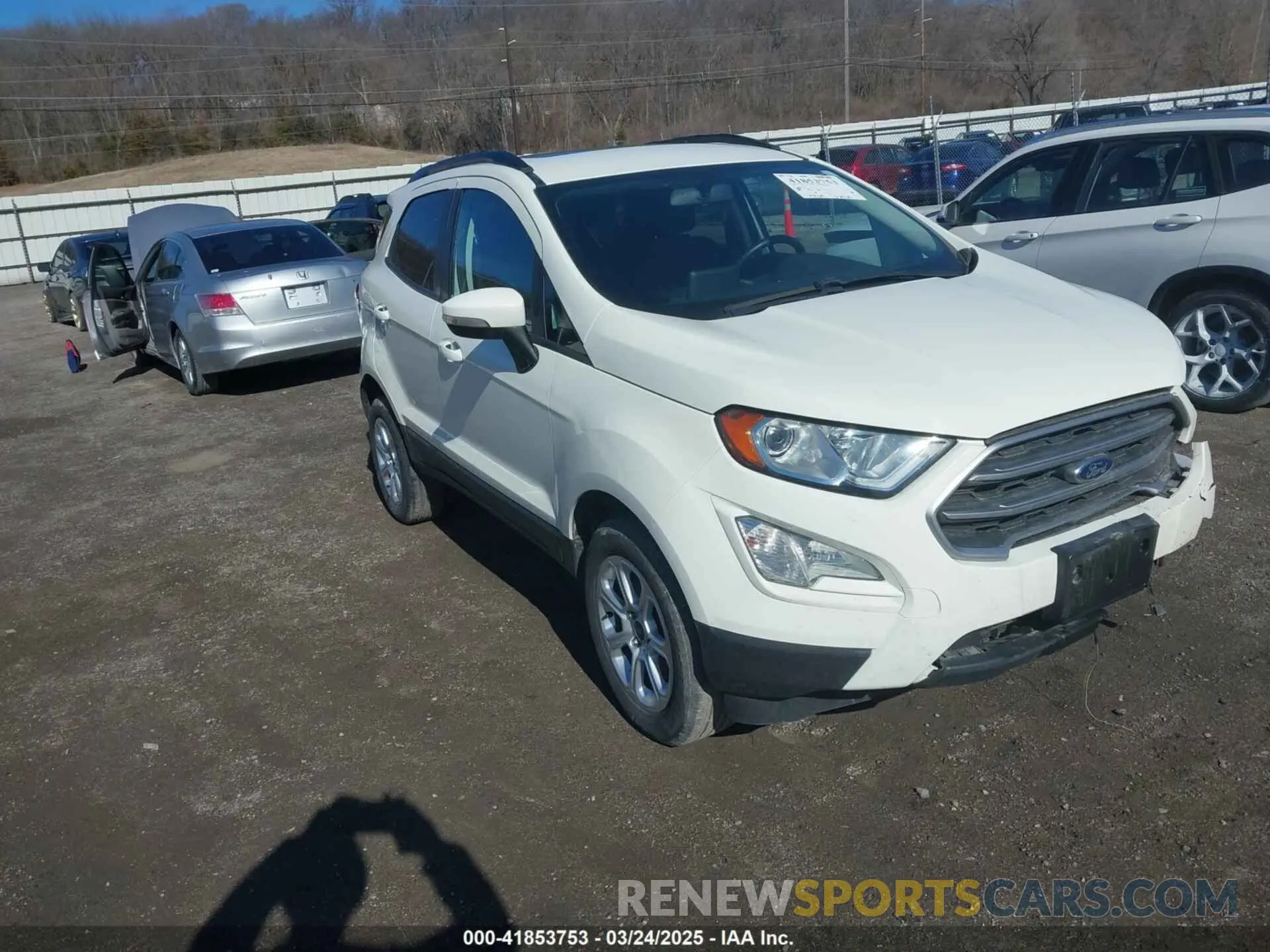 1 Photograph of a damaged car MAJ6S3GL2LC341558 FORD ECOSPORT 2020