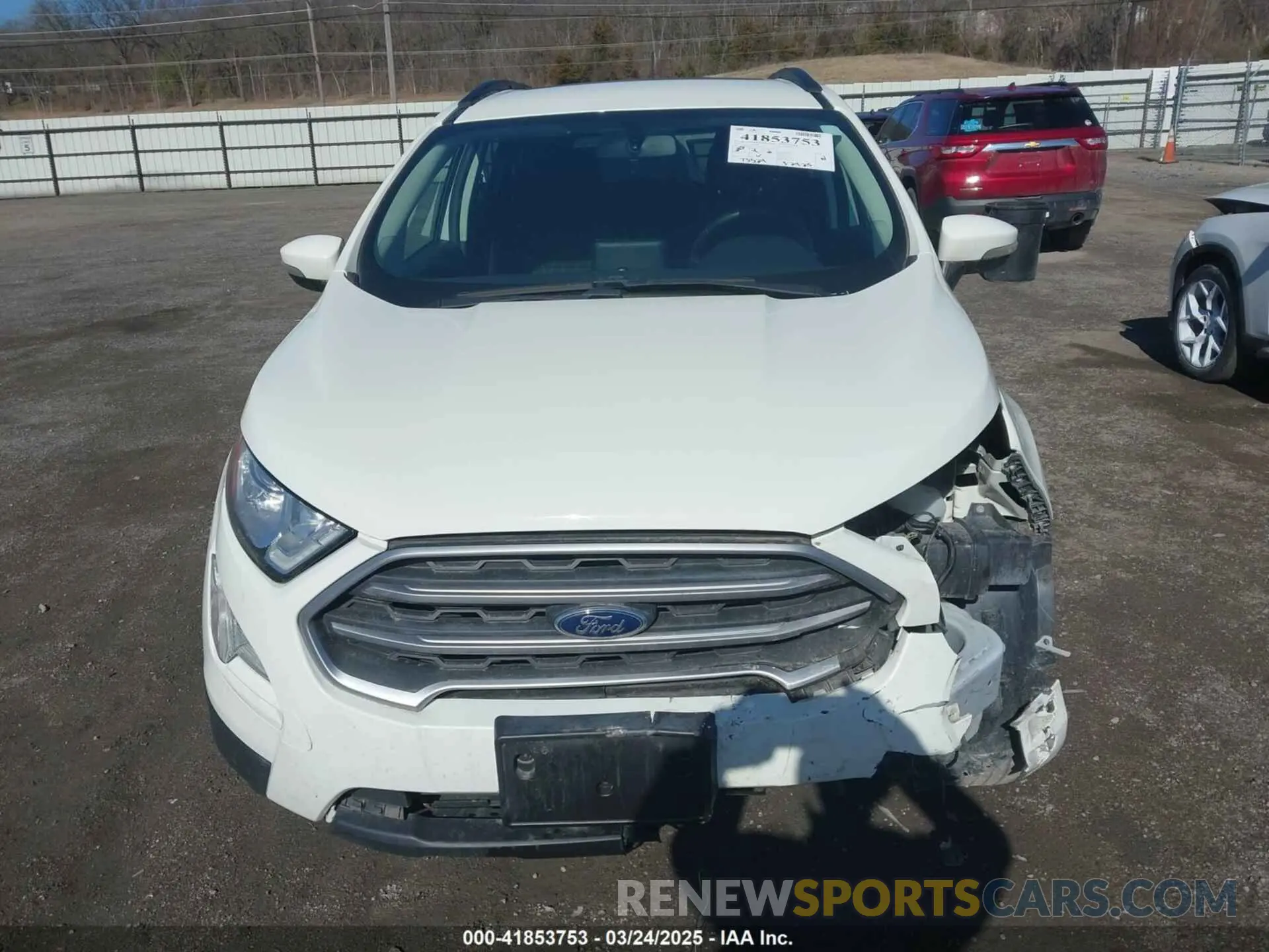12 Photograph of a damaged car MAJ6S3GL2LC341558 FORD ECOSPORT 2020
