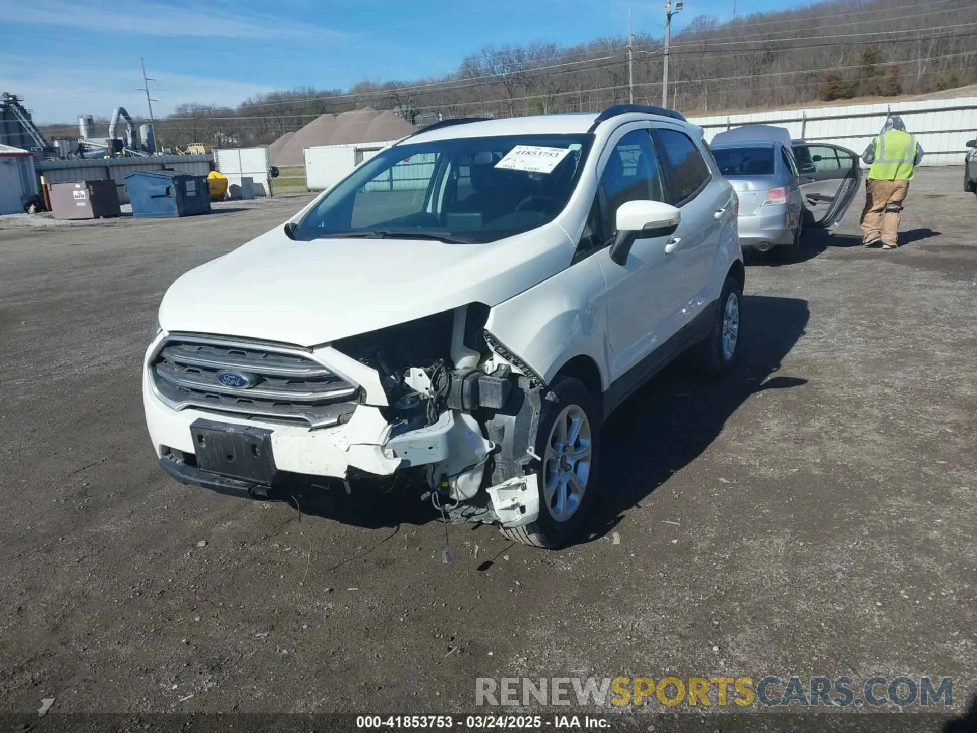 2 Photograph of a damaged car MAJ6S3GL2LC341558 FORD ECOSPORT 2020