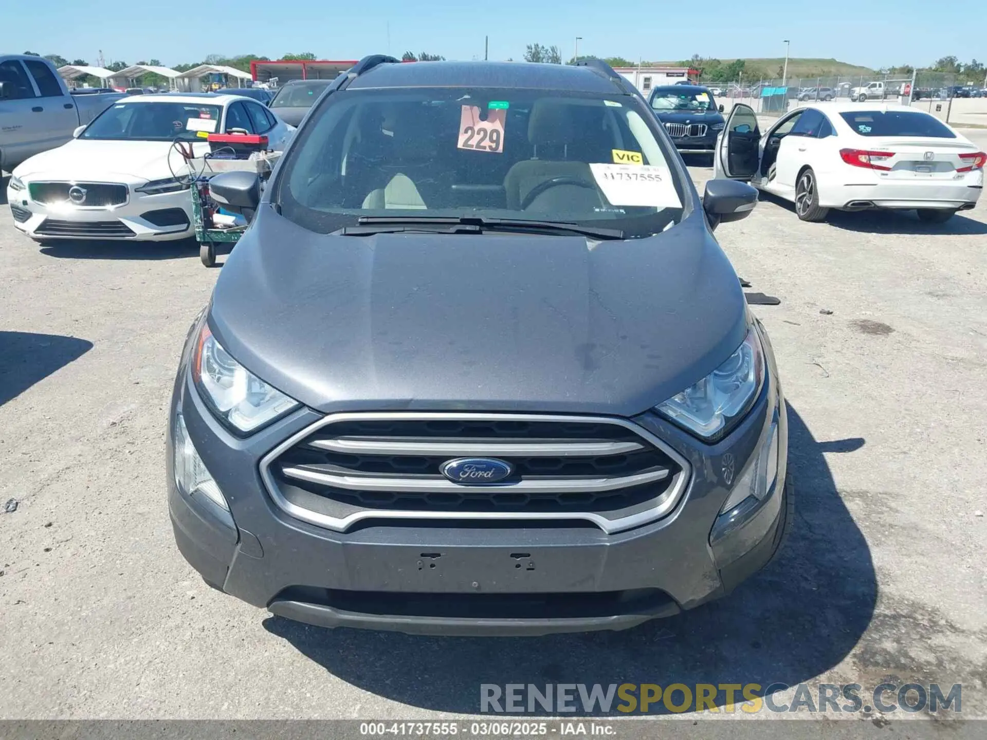 13 Photograph of a damaged car MAJ6S3GL3LC317804 FORD ECOSPORT 2020