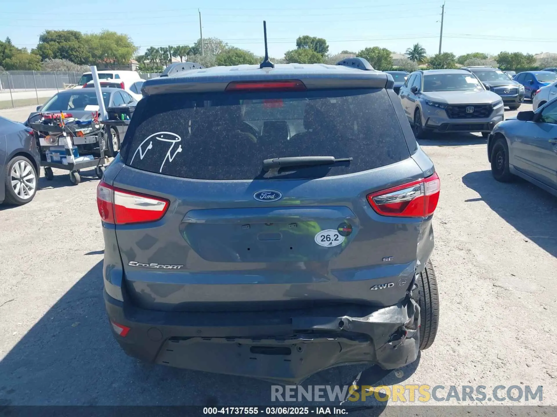 17 Photograph of a damaged car MAJ6S3GL3LC317804 FORD ECOSPORT 2020
