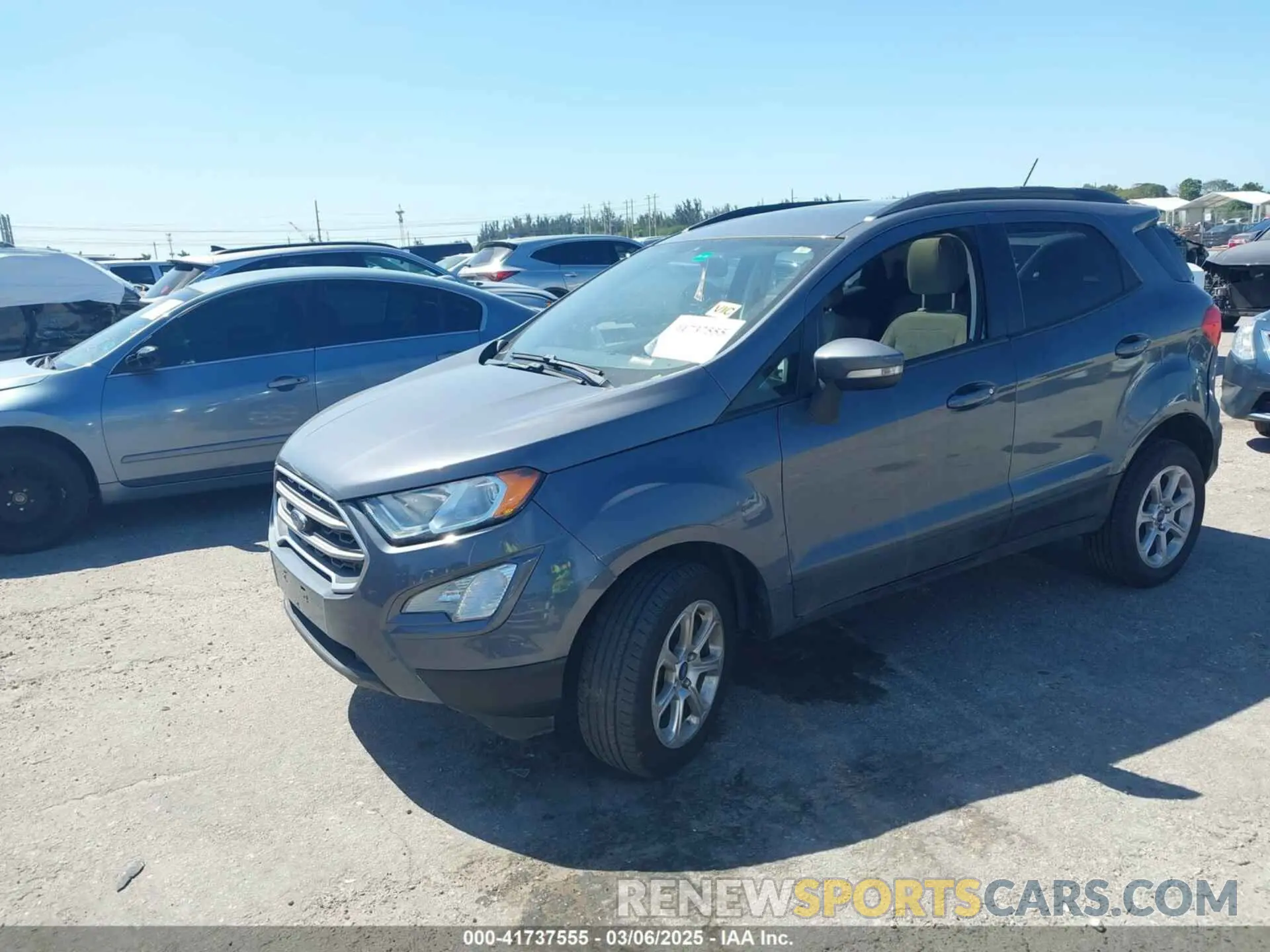 2 Photograph of a damaged car MAJ6S3GL3LC317804 FORD ECOSPORT 2020