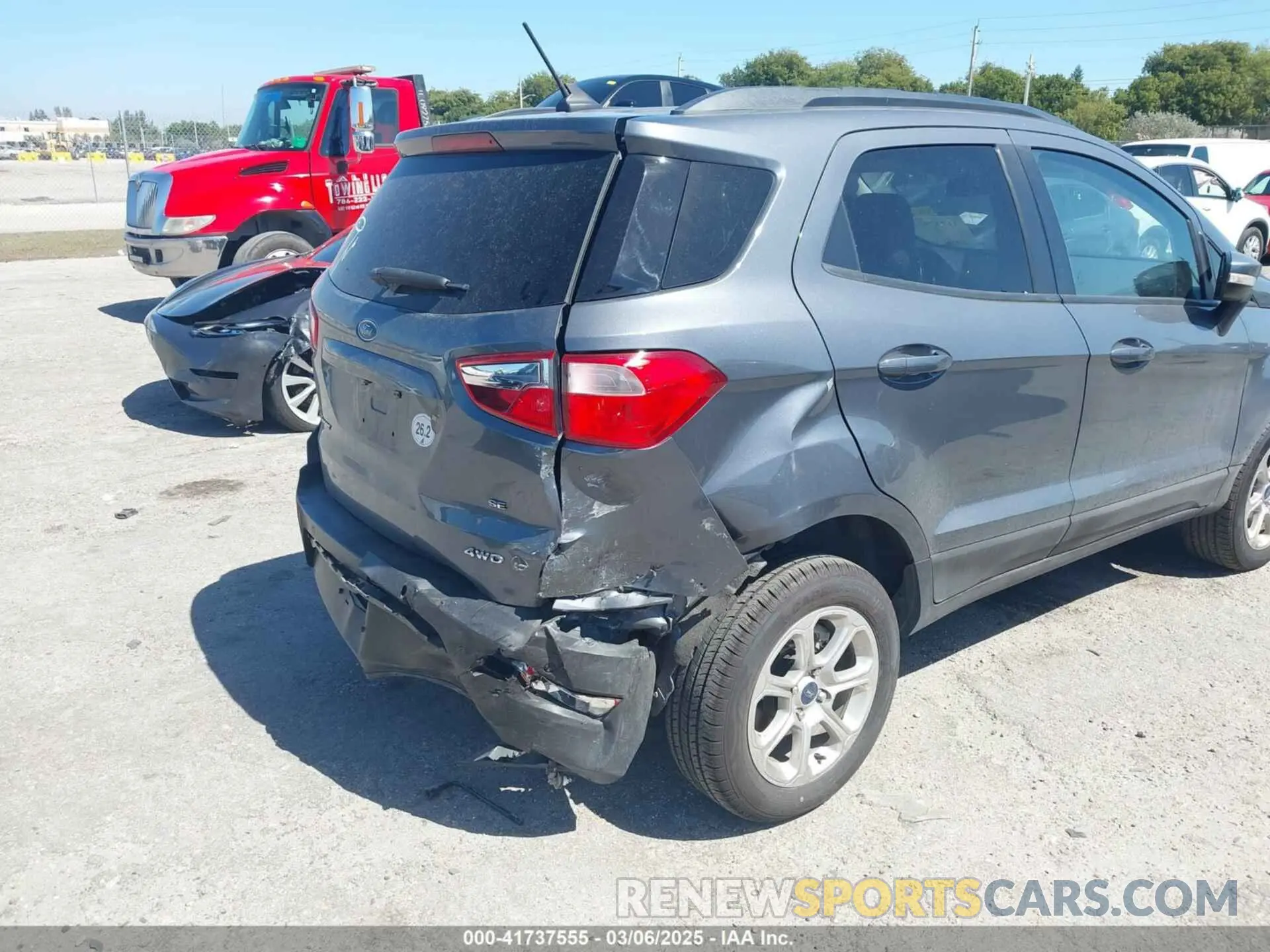 6 Photograph of a damaged car MAJ6S3GL3LC317804 FORD ECOSPORT 2020