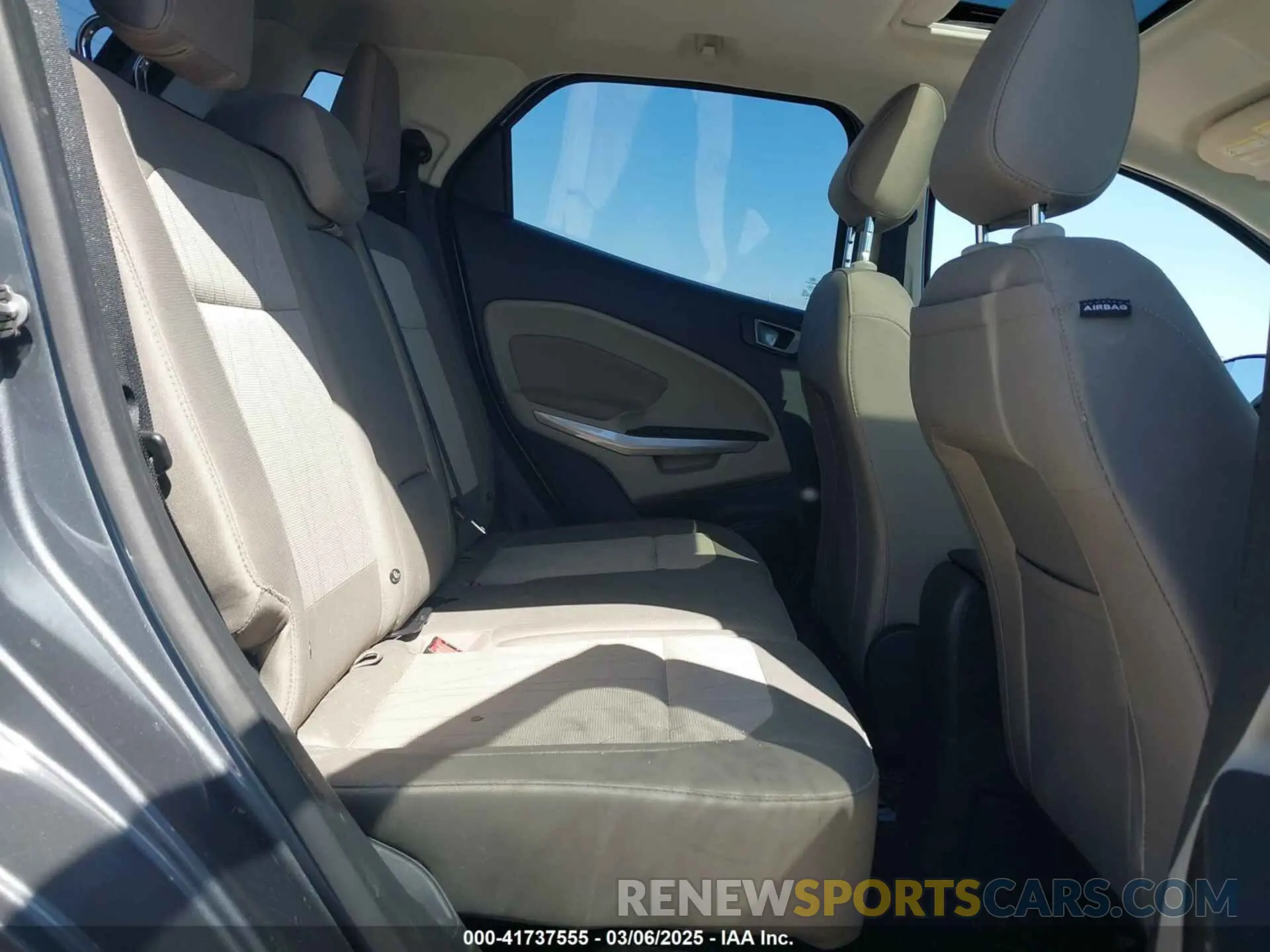 8 Photograph of a damaged car MAJ6S3GL3LC317804 FORD ECOSPORT 2020